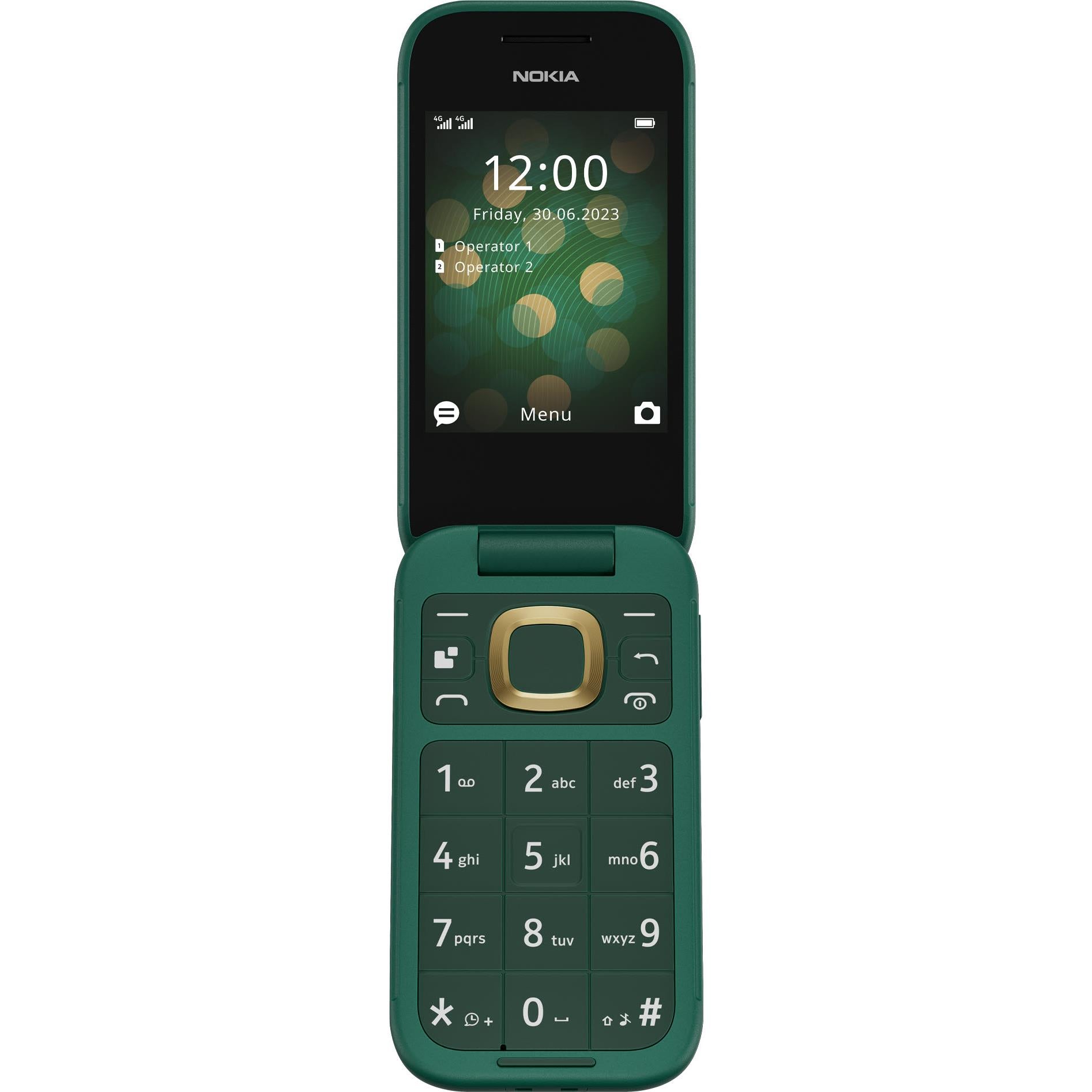 nokia 2660 flip 4g 128mb (lush green)