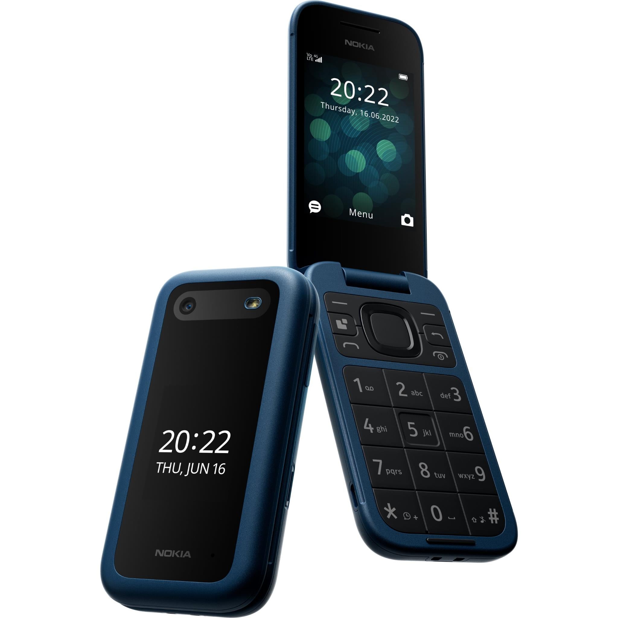 nokia 2660 flip 4g 128mb (blue)