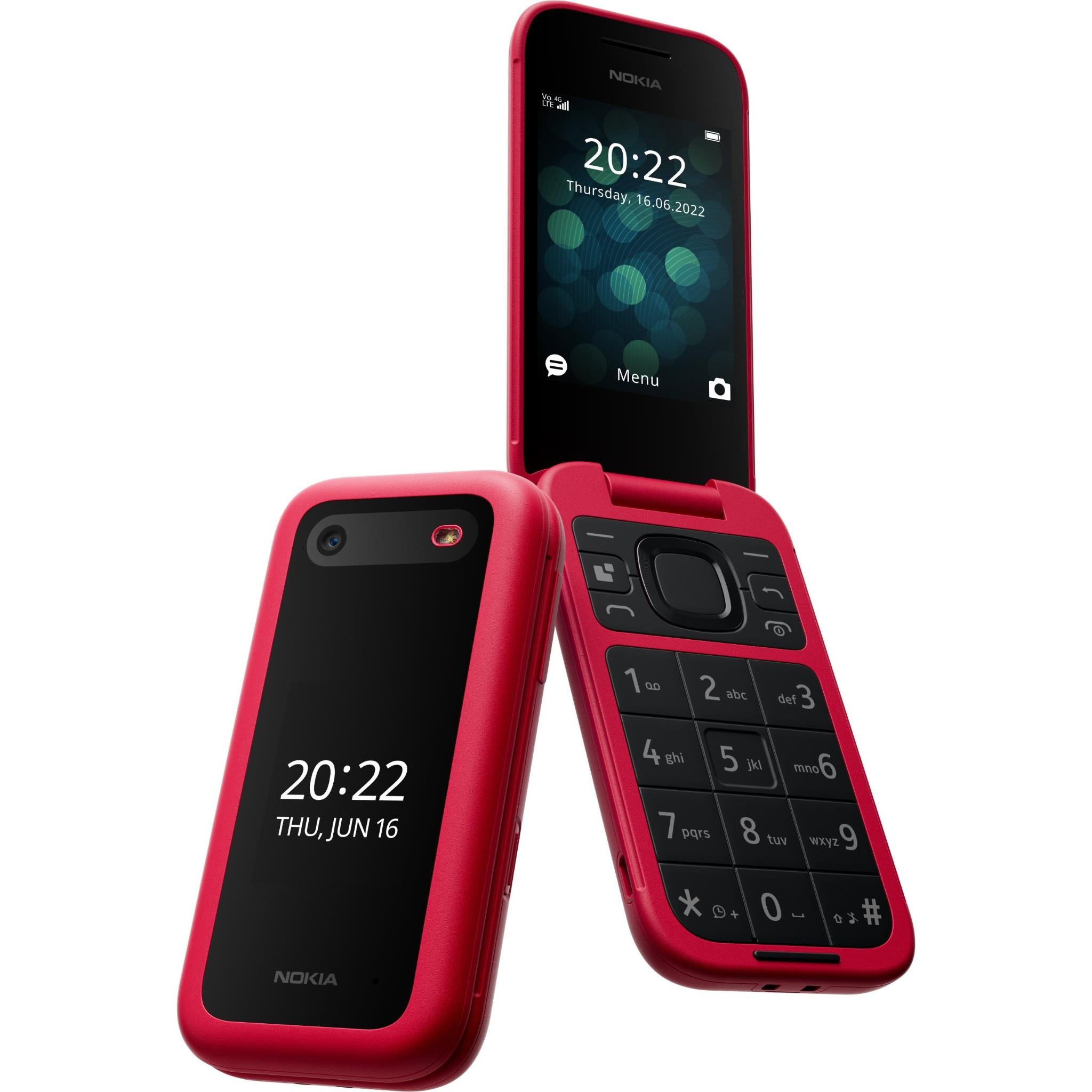 nokia 2660 flip 4g 128mb (red)