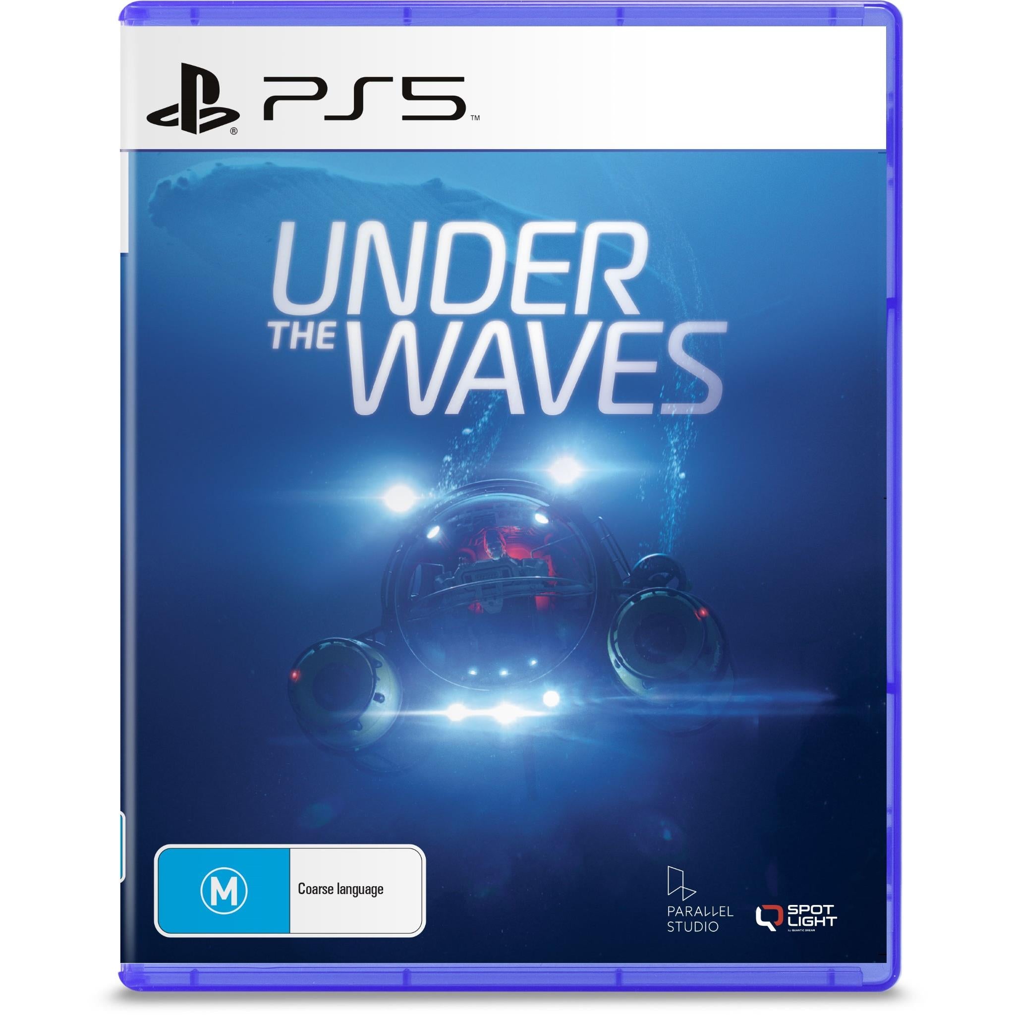 under the waves