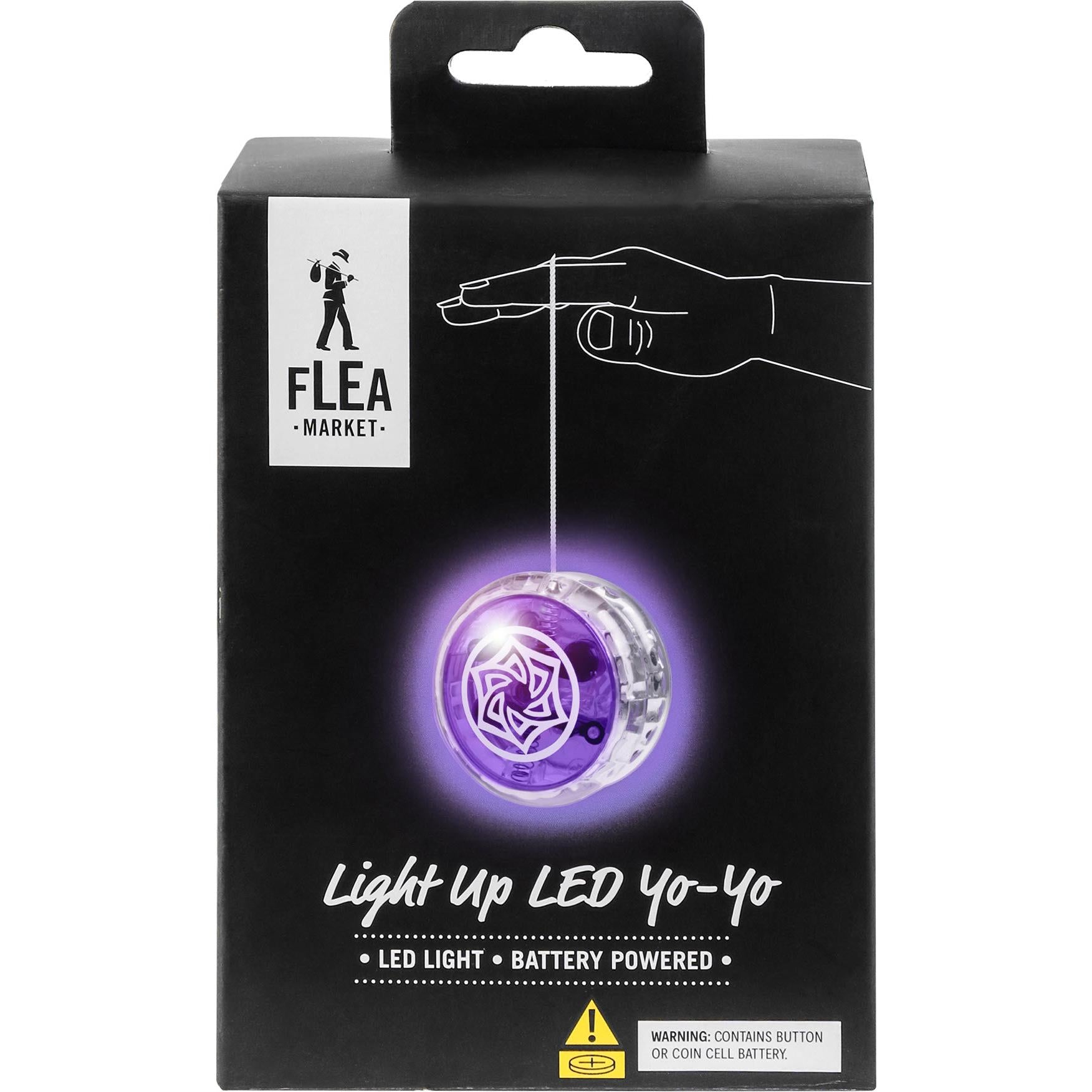 flea market light up led yo yo ball (purple)