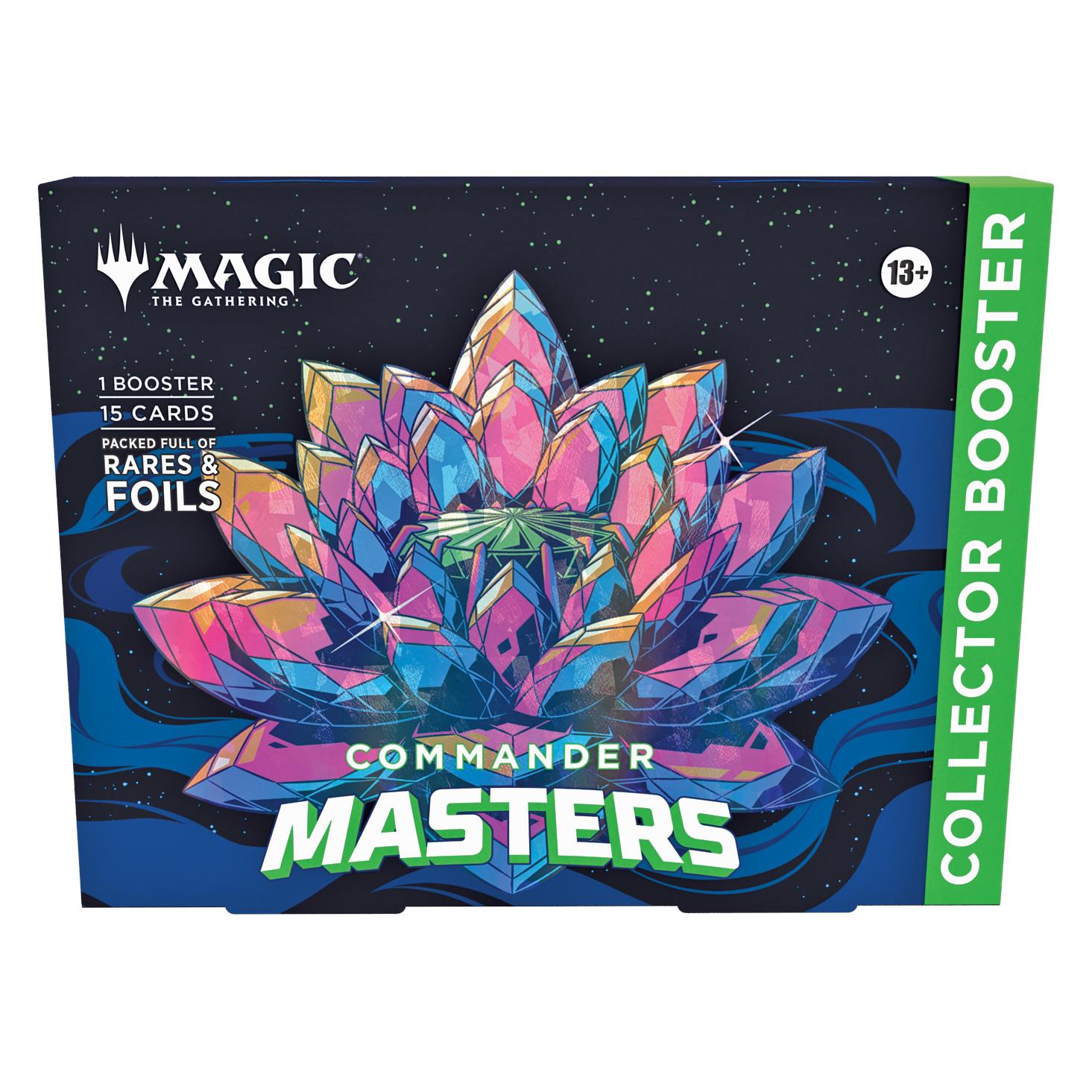 magic the gathering: commander masters - collector booster omega (jb exclusive packaging)