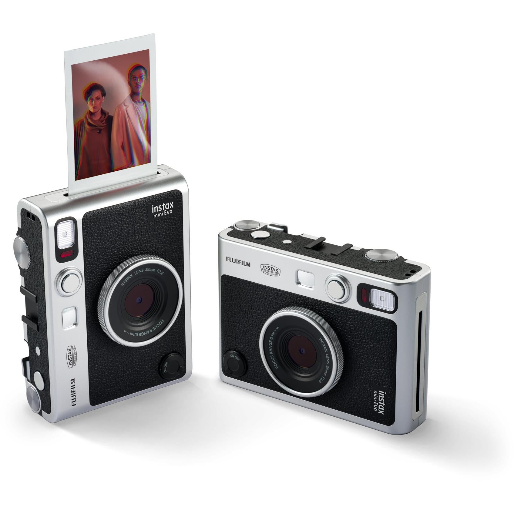 instax mini evo instant camera (black)