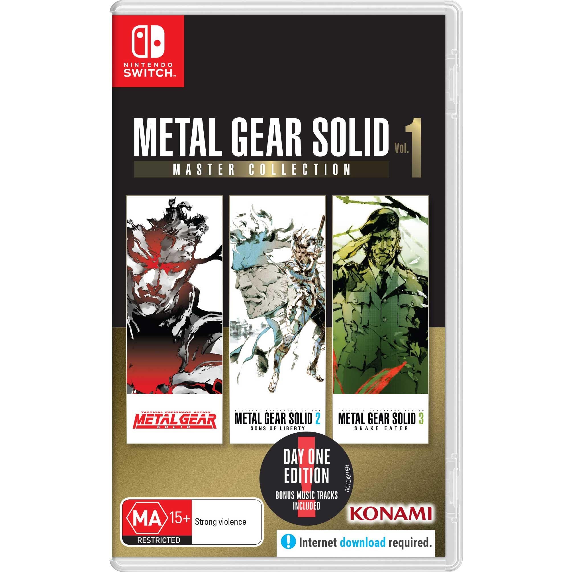 metal gear solid: master collection vol. 1 day 1 edition