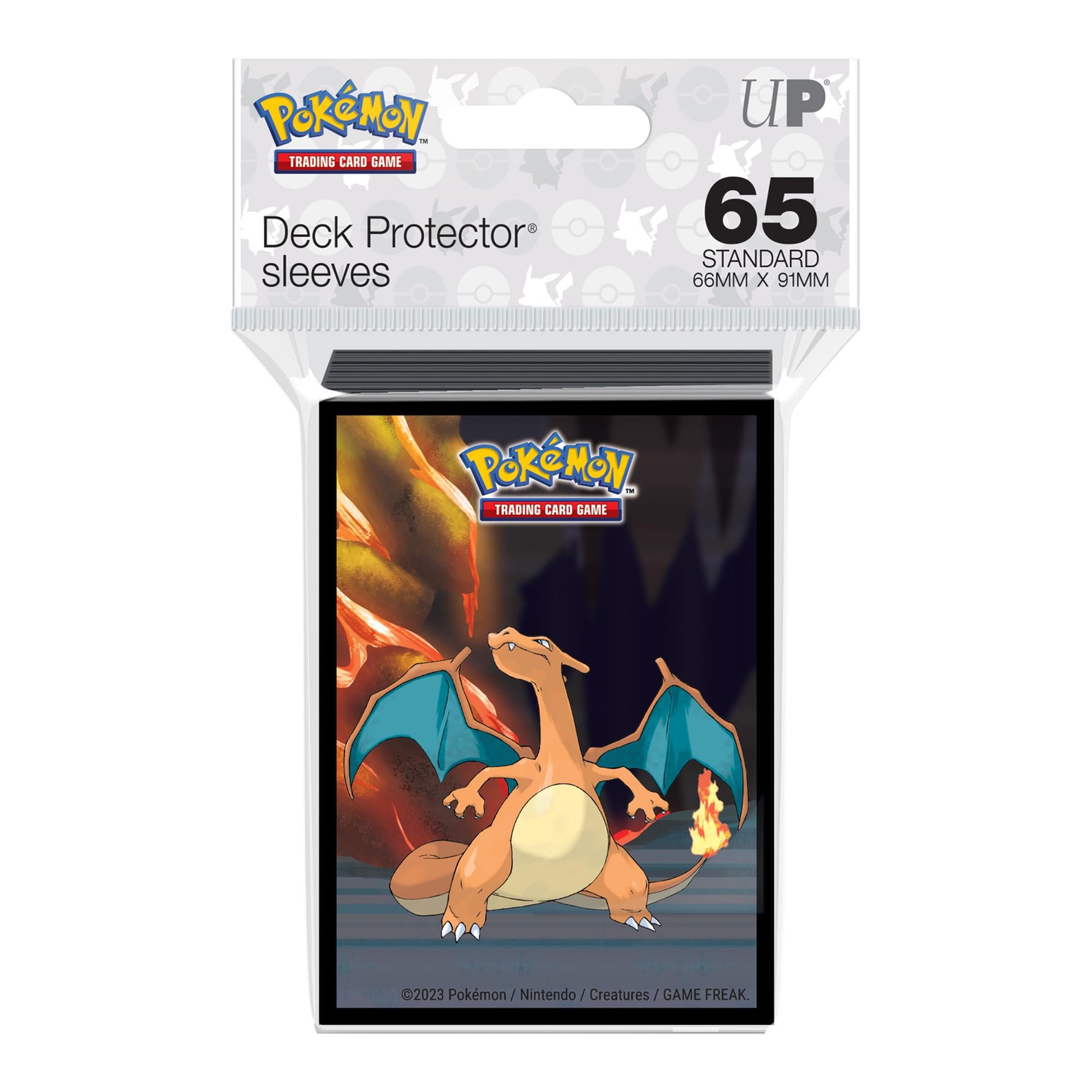 pokemon trading card game - ultra pro deck protector sleeves 65ct gallery series scorching summit