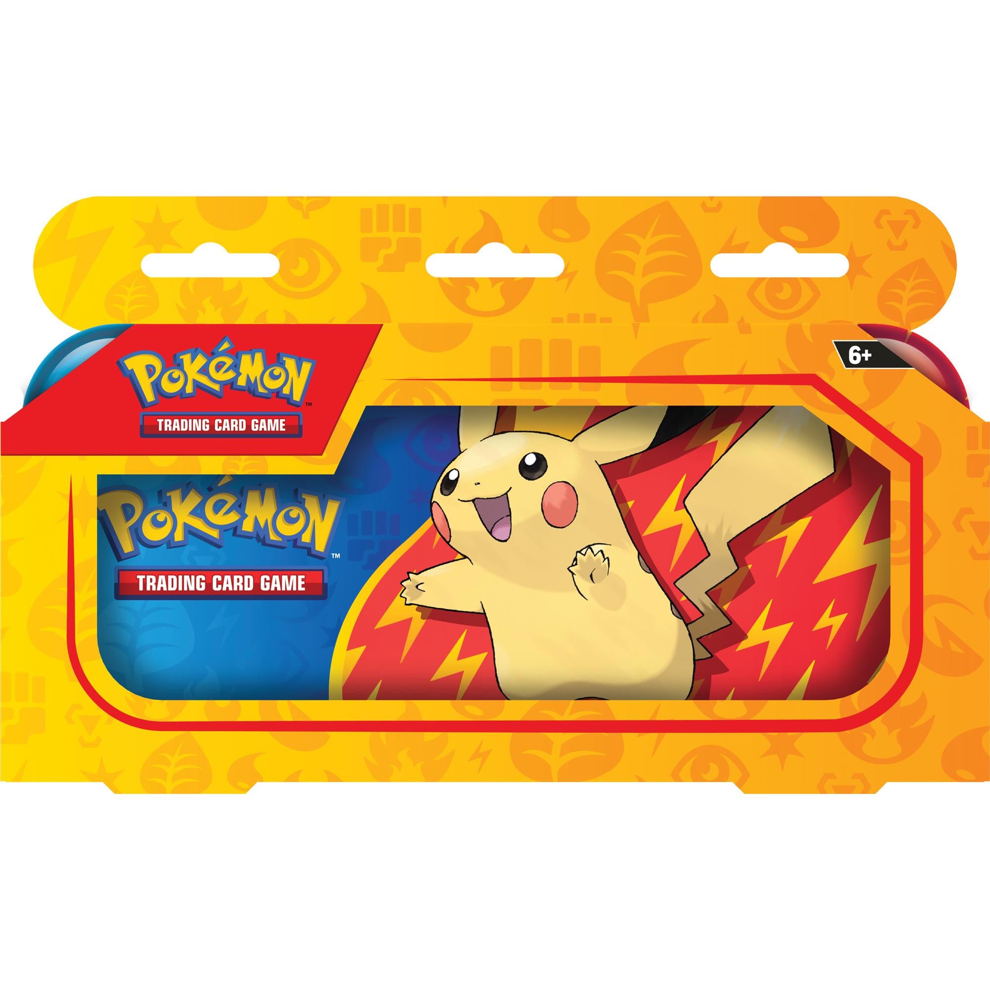 pokemon trading card game - pencil tin & 2 blister booster