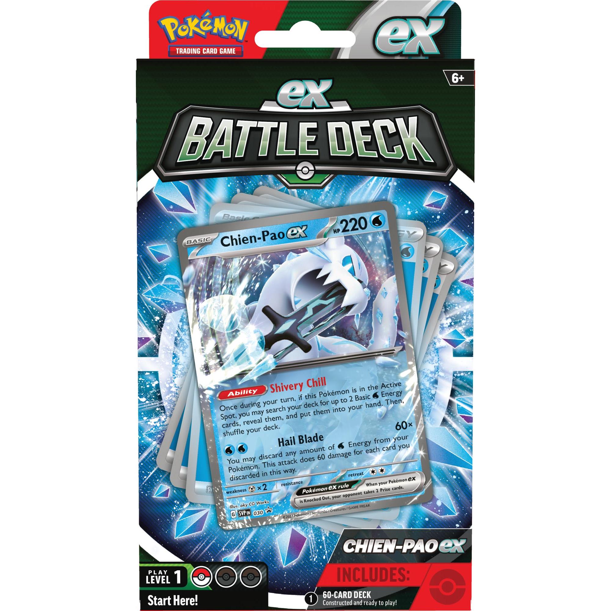 pokemon trading card game - chien-pao & tinkaton ex battle deck