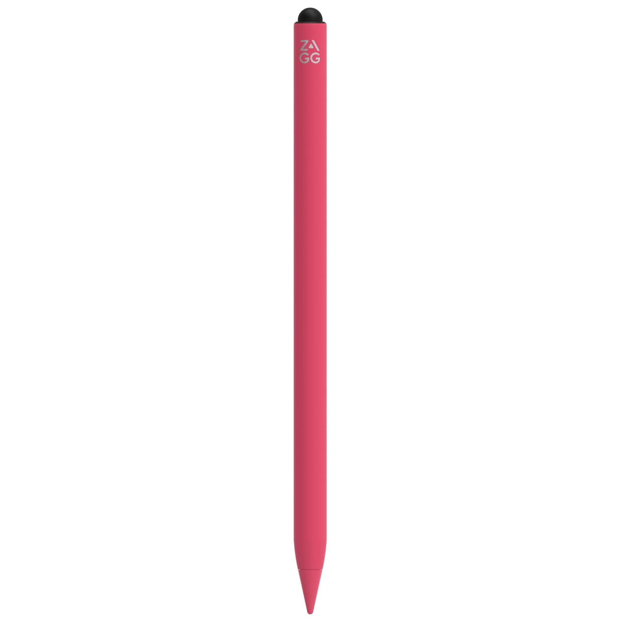 zagg pro stylus 2 pencil with wireless charging adapter (pink)