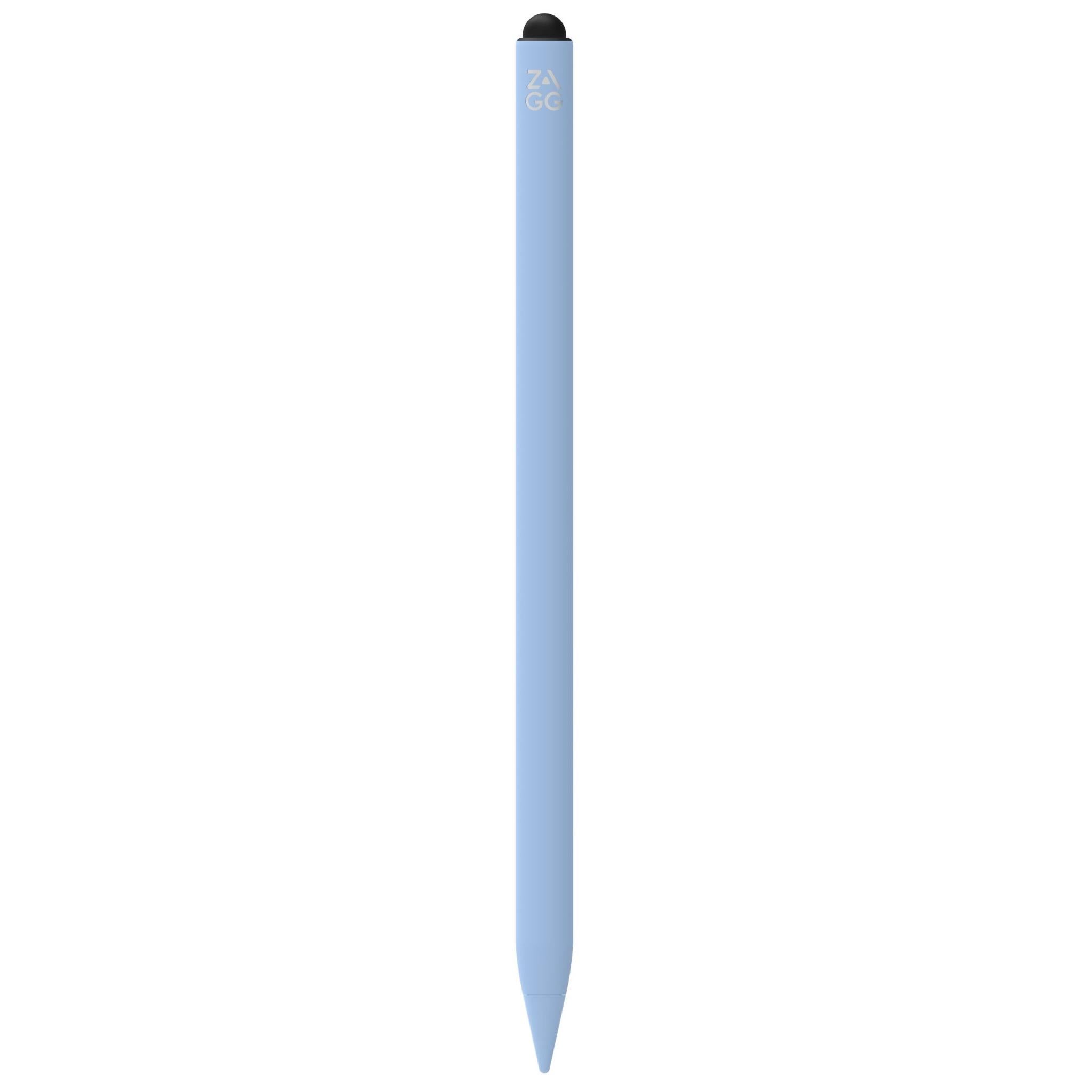 zagg pro stylus 2 pencil with wireless charging adapter (blue)