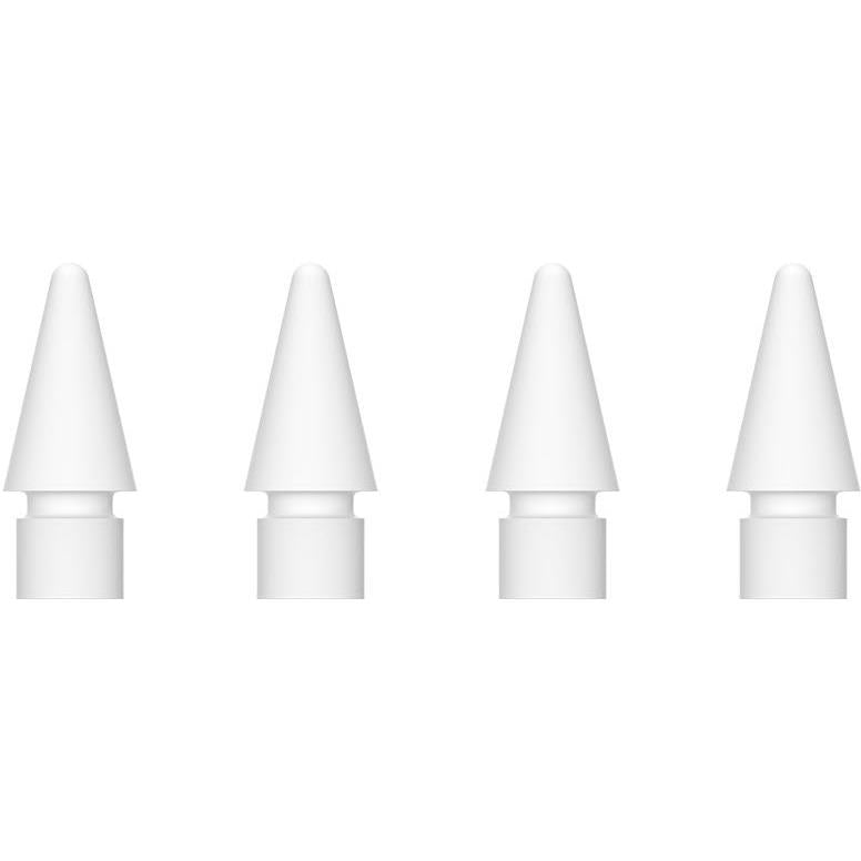 zagg apple pencil replacement tips 4 pack (white)