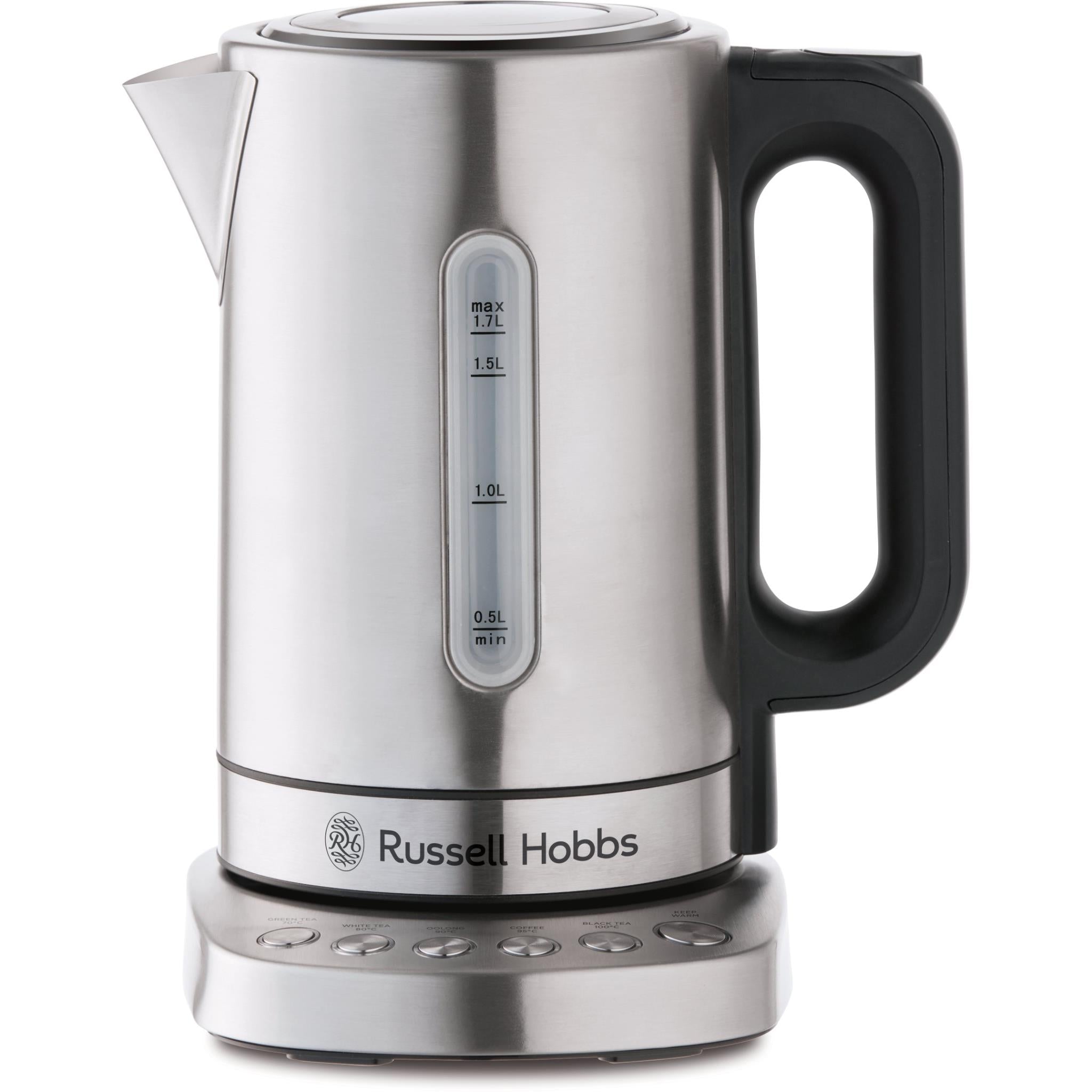 russell hobbs addison digital kettle (brushed stainless steel)