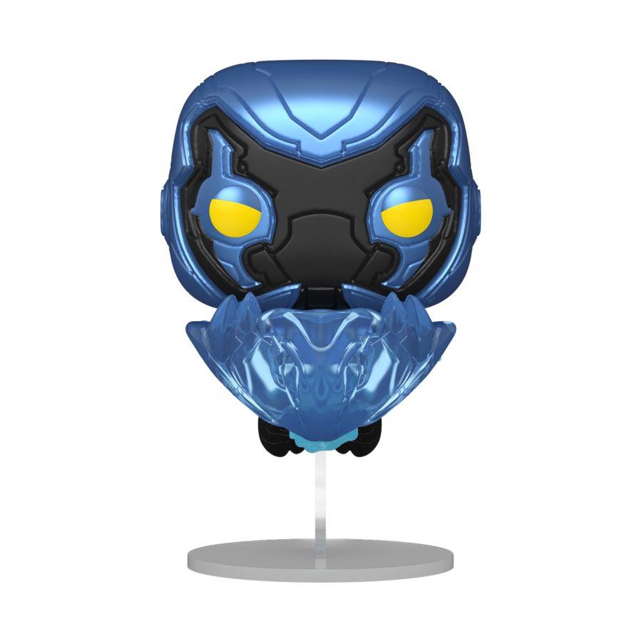 blue beetle (2023) - blue beetle in flight glow pop! vinyl