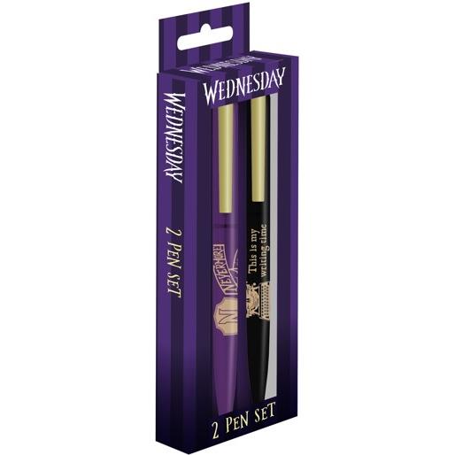 wednesday - nevermore pen set 2 pack