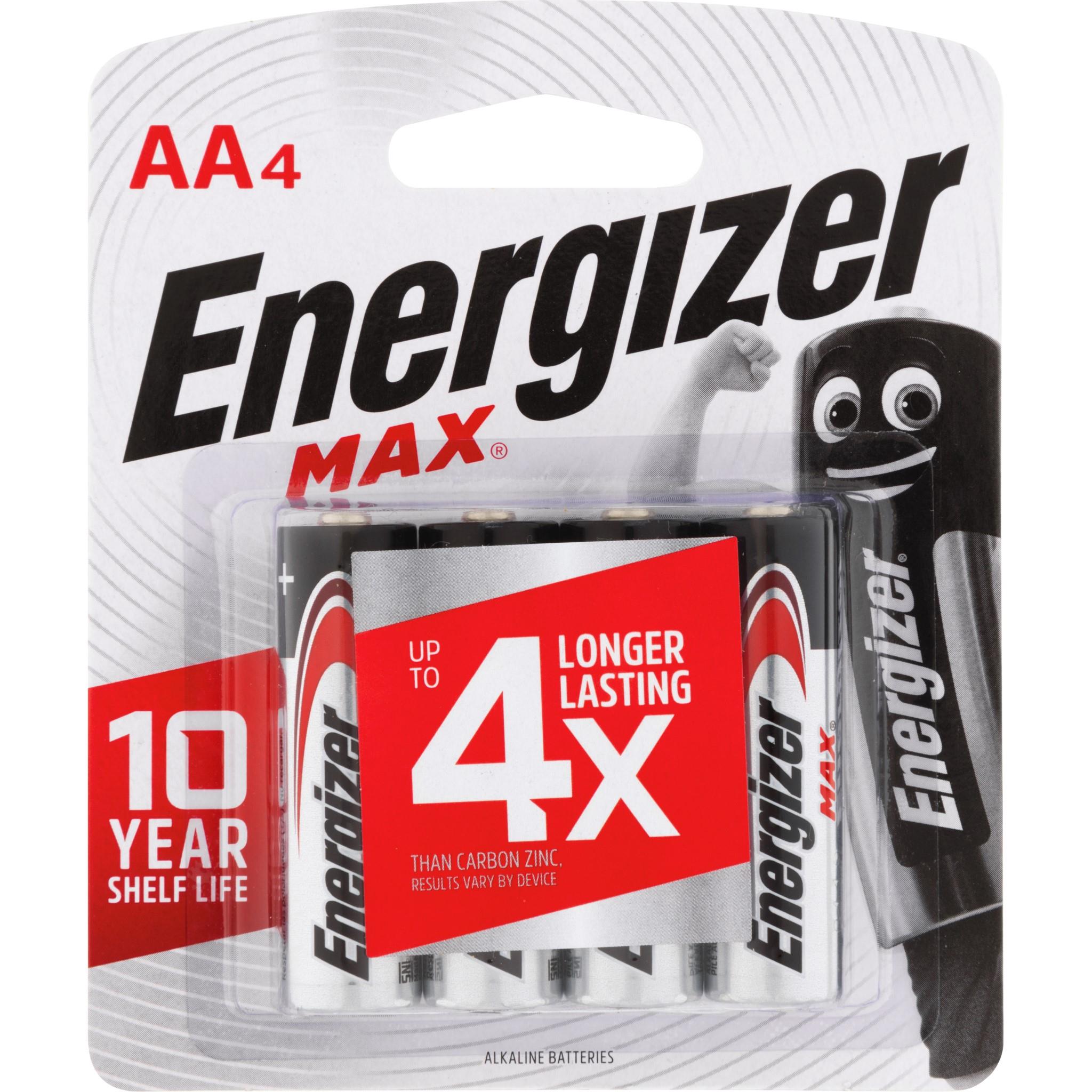 energizer max aa battery (4-pack)