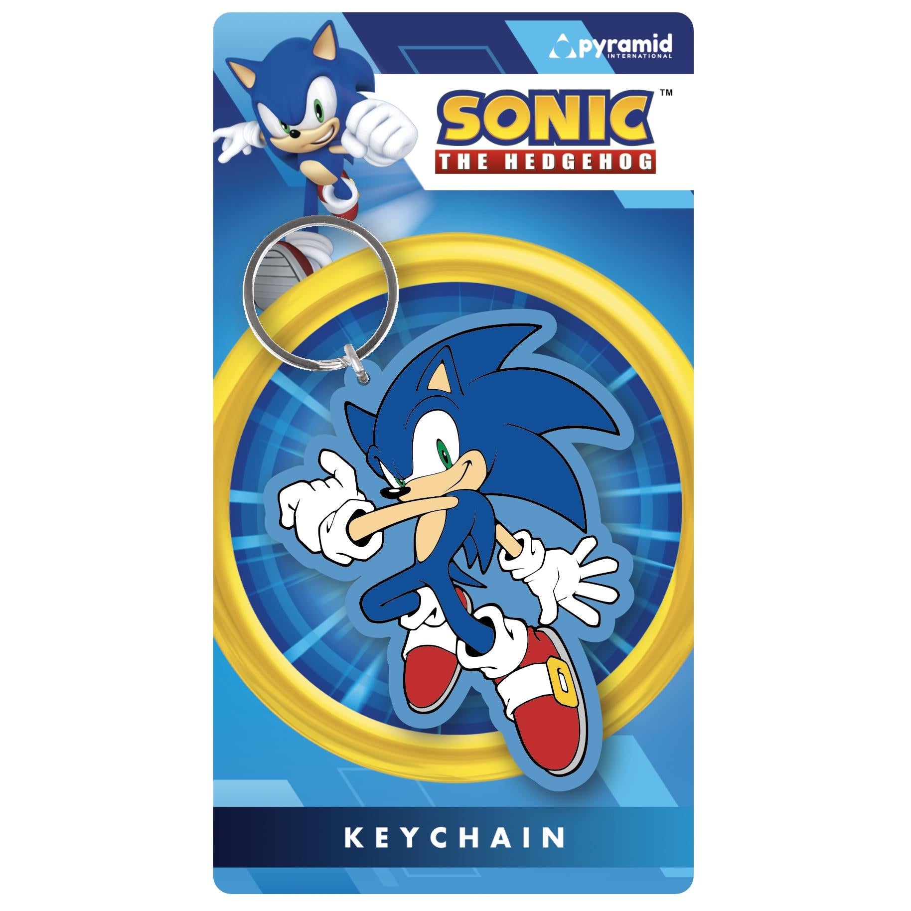 sonic the hedgehog - sonic keyring