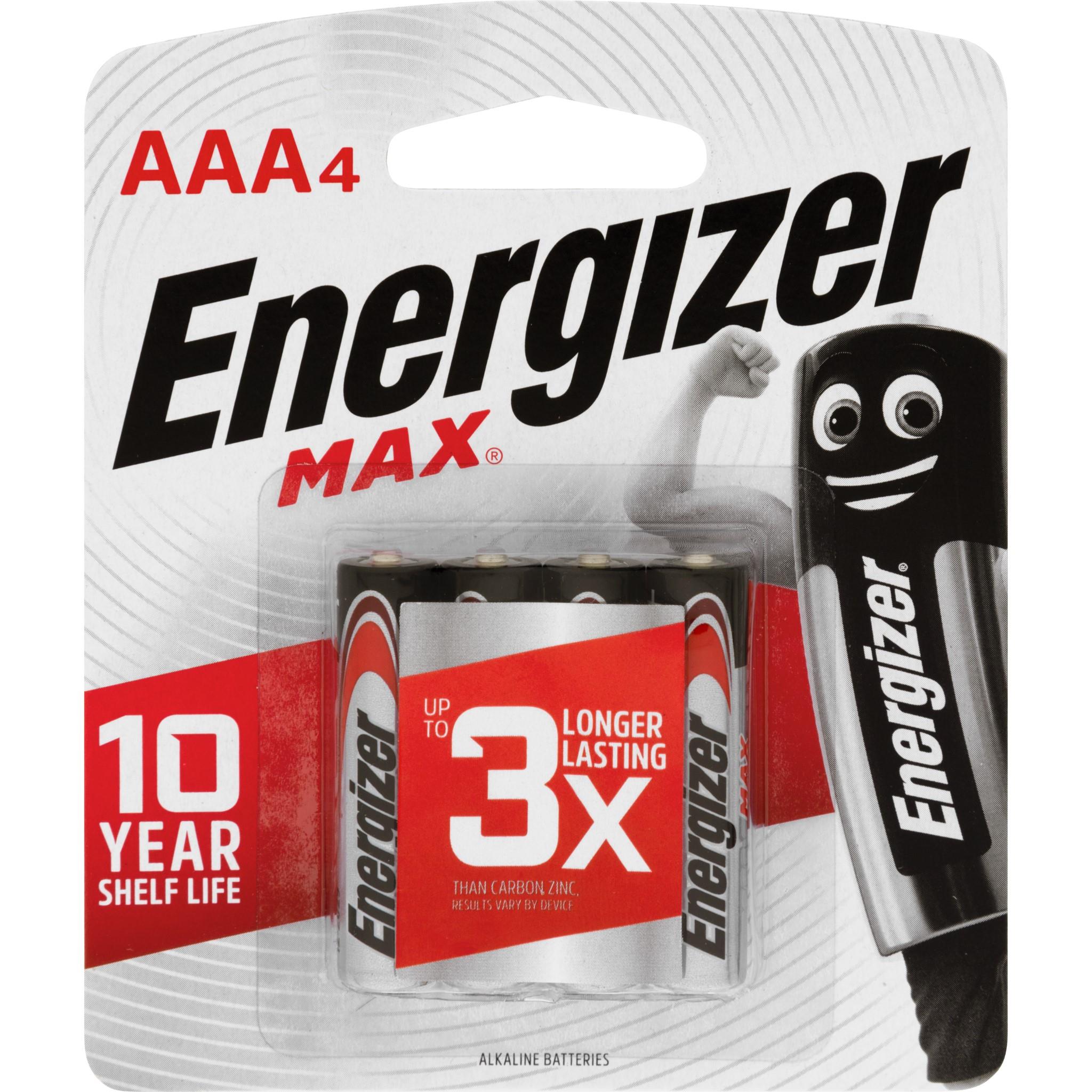 energizer max aaa battery (4-pack)