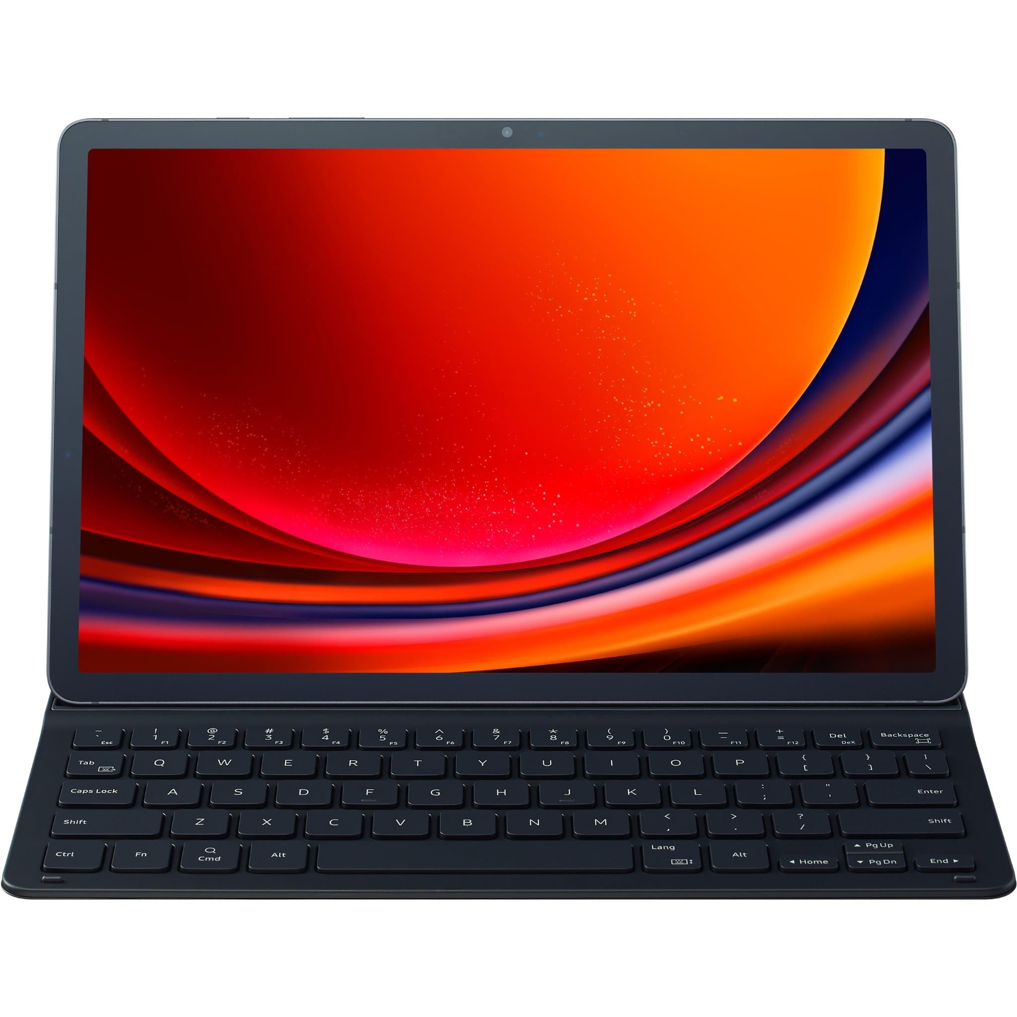 samsung book cover keyboard slim for galaxy tab s9 (black)