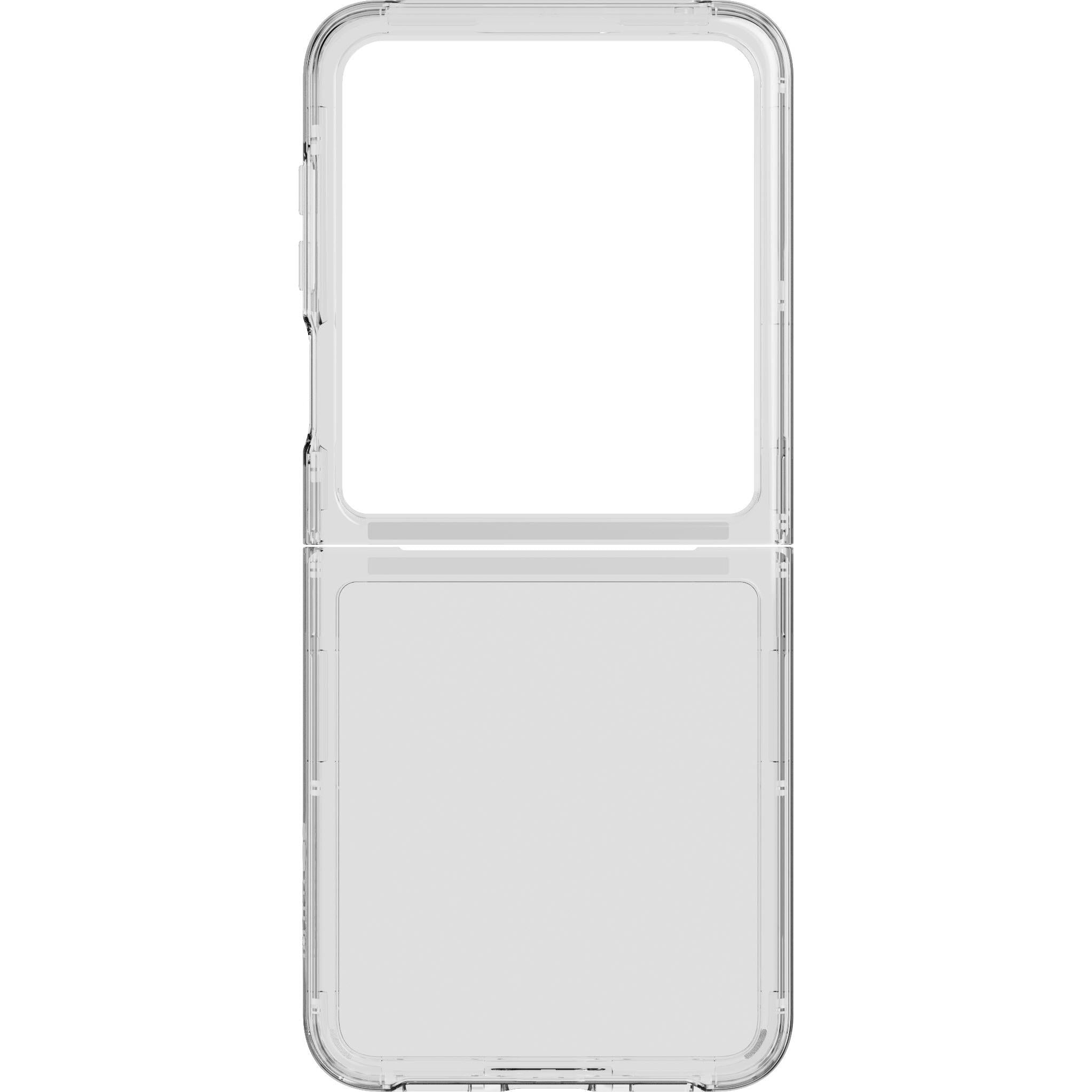 tech21 evoclear case for galaxy z flip5 (clear)