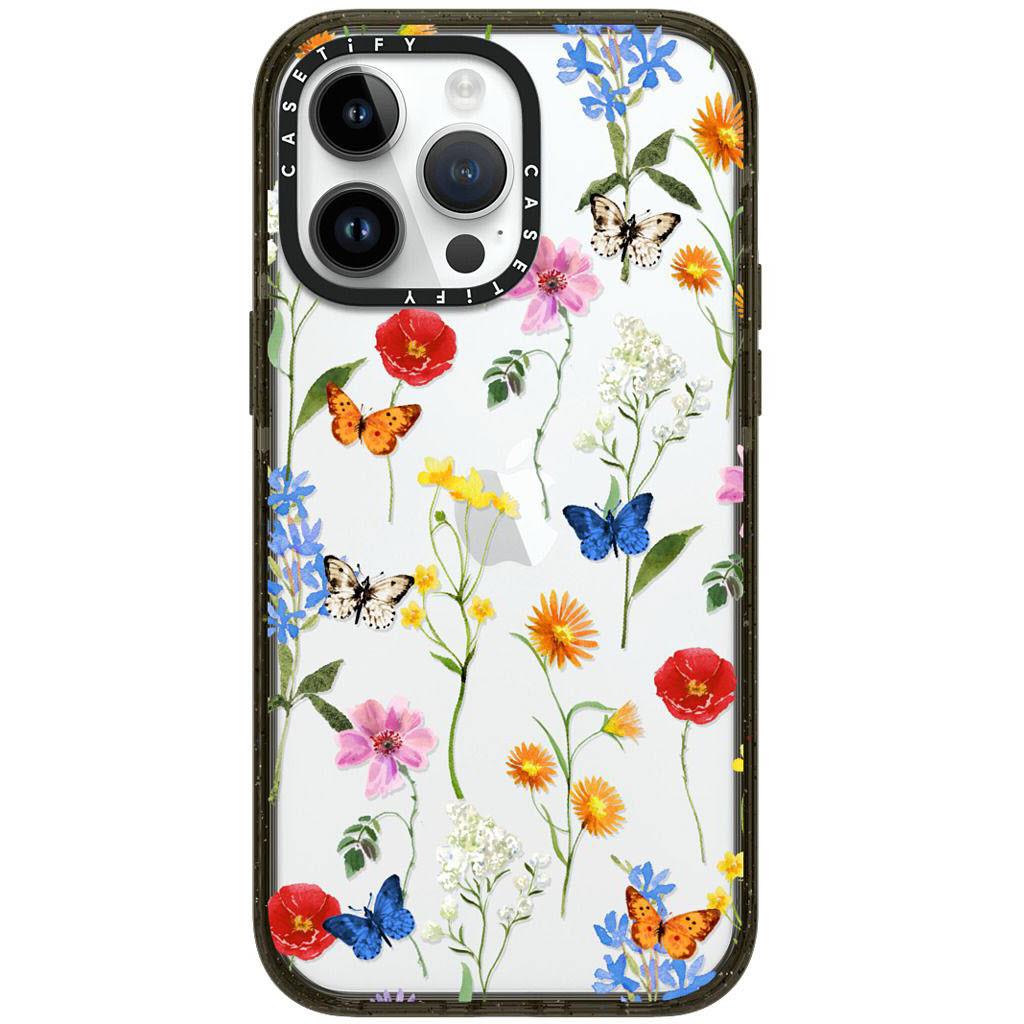 casetify impact case for iphone 14 pro max (ditsy floral)