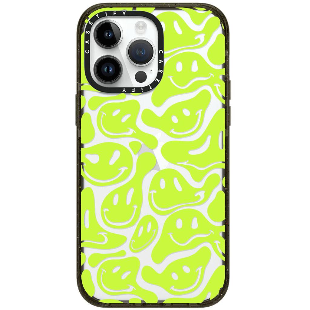casetify impact case for iphone 14 pro max (acid smiles)