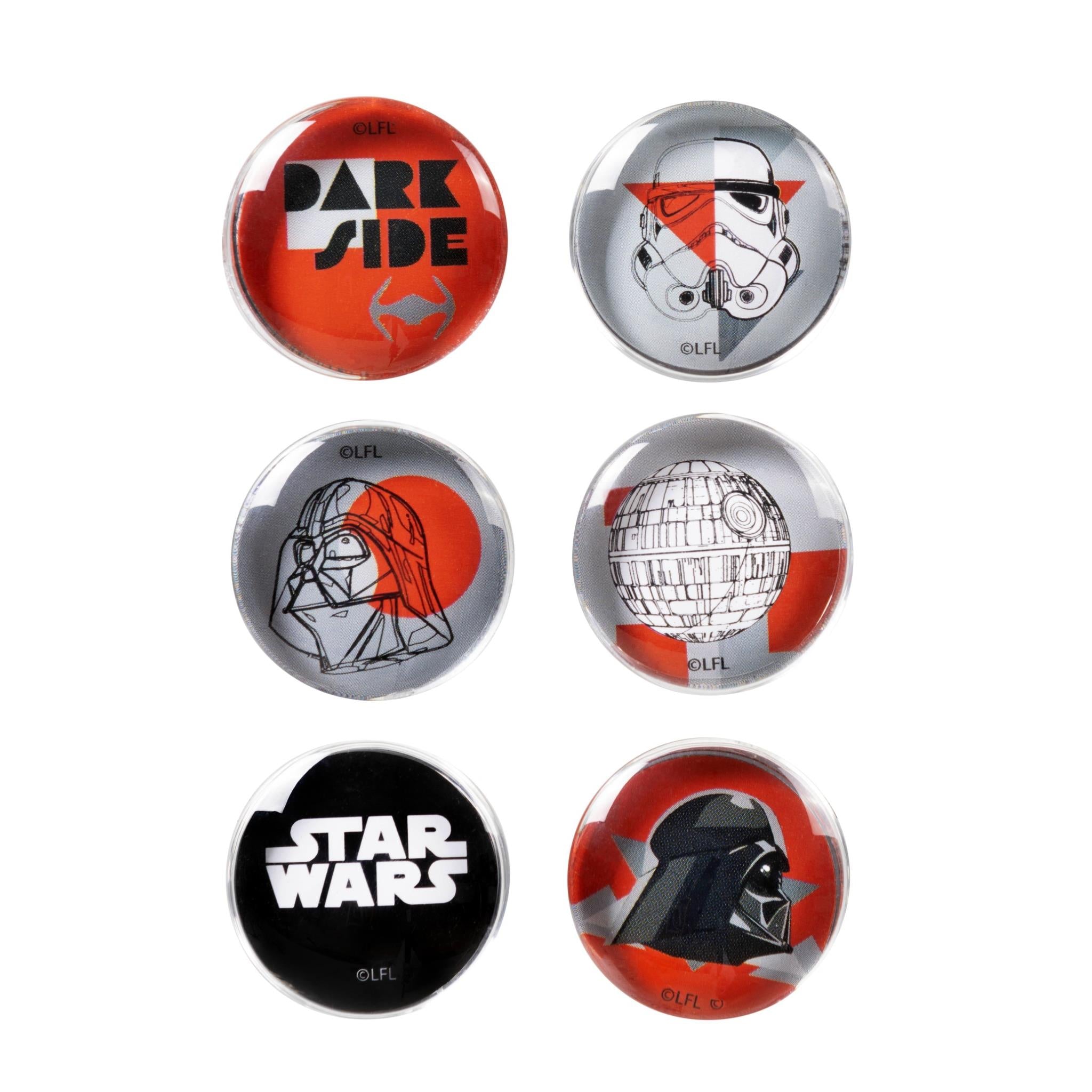 quartet - darth vader 6 pack magnet set