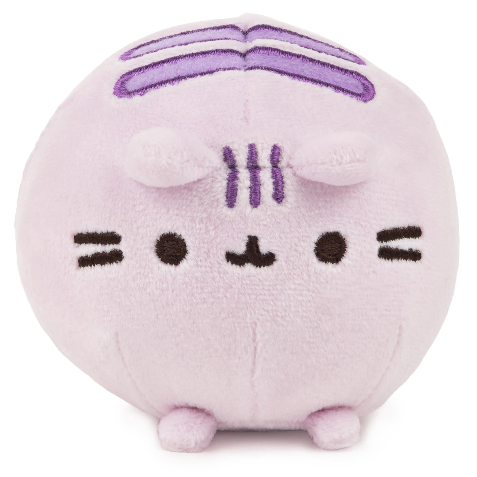 pusheen round plush squishy - purple