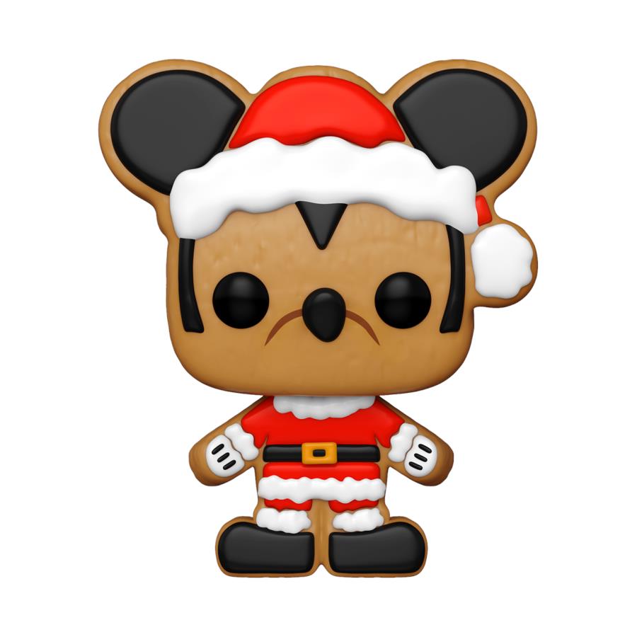 disney - santa mickey gingerbread holiday pop! vinyl