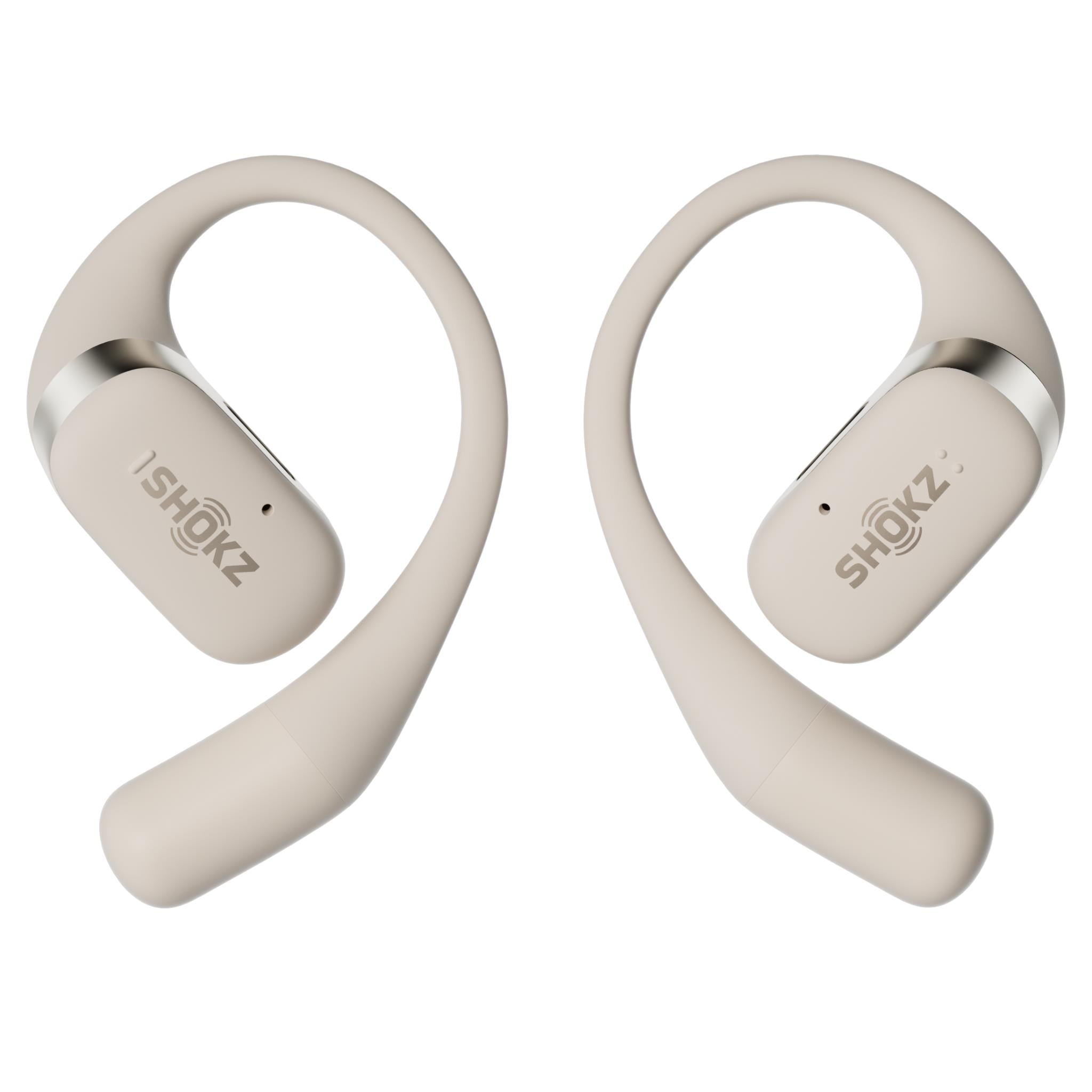 shokz openfit true wireless earphones (beige)