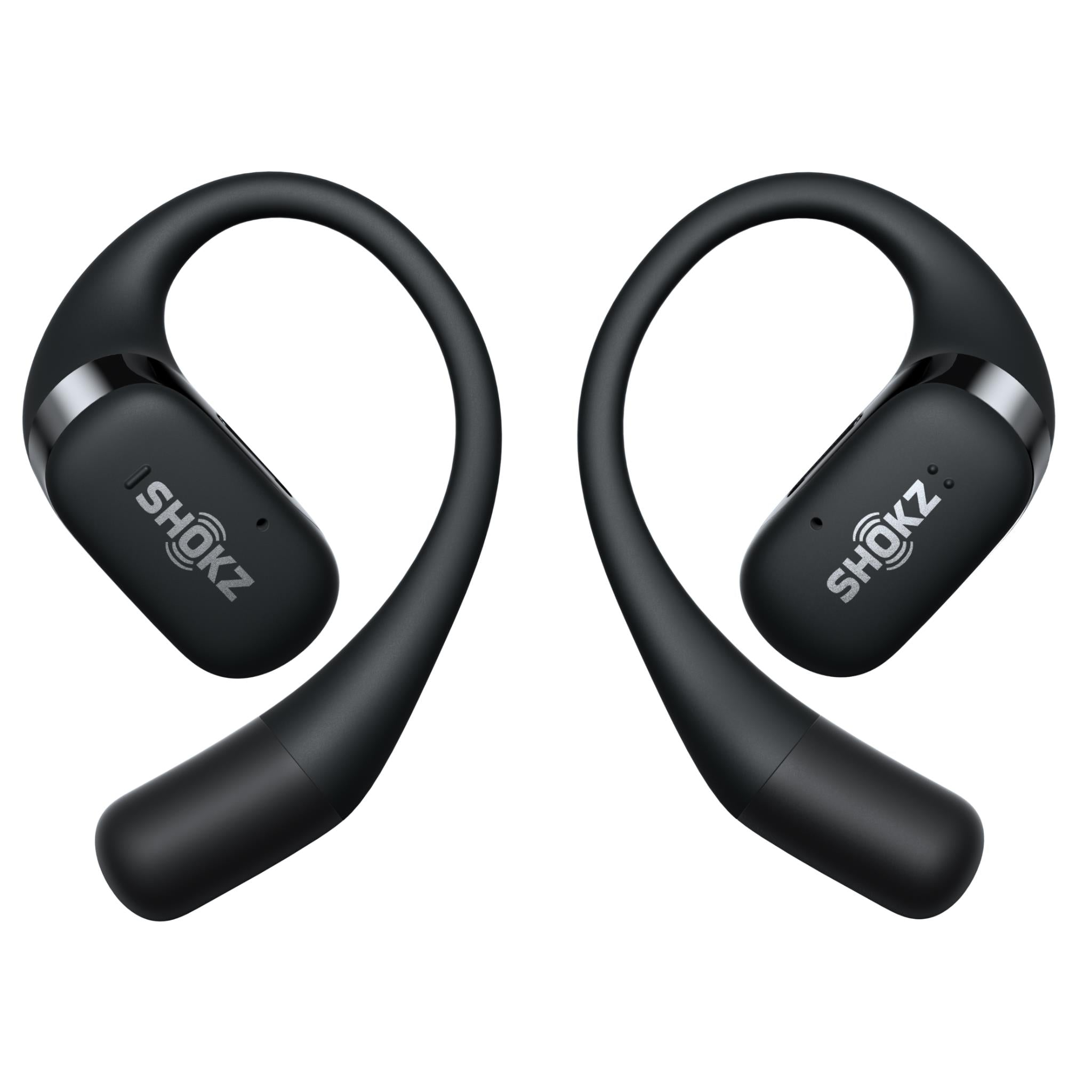 Shokz OpenFit True Wireless Earphones (Beige) - JB Hi-Fi