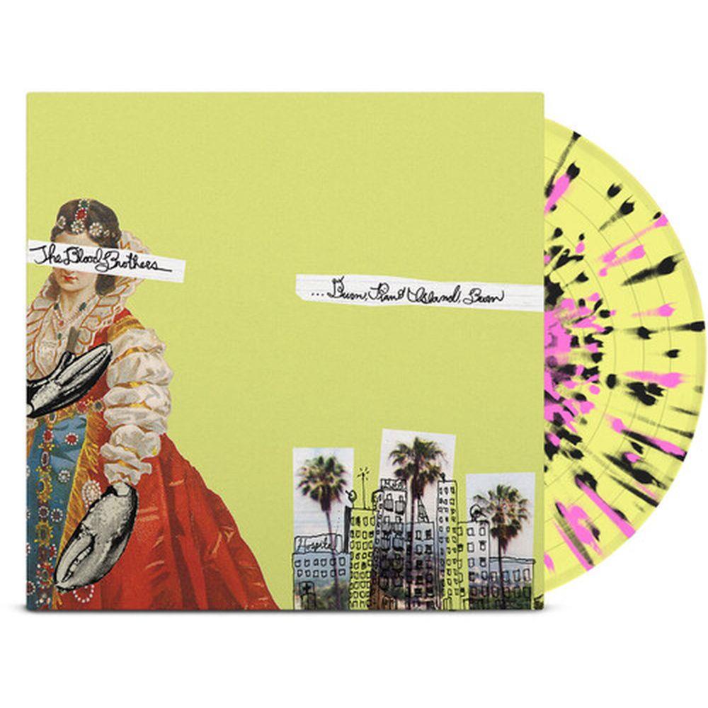 burn, piano island, burn (collector's edition yellow w/pink & black splatter vinyl)