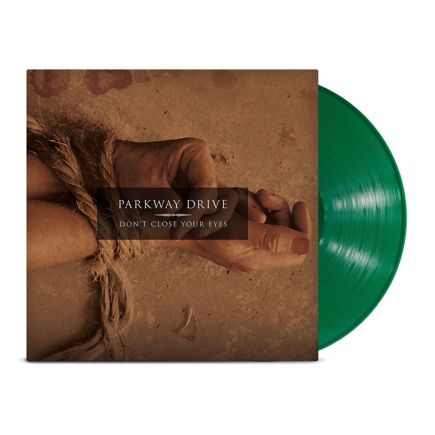 don’t close your eyes (opaque green vinyl)