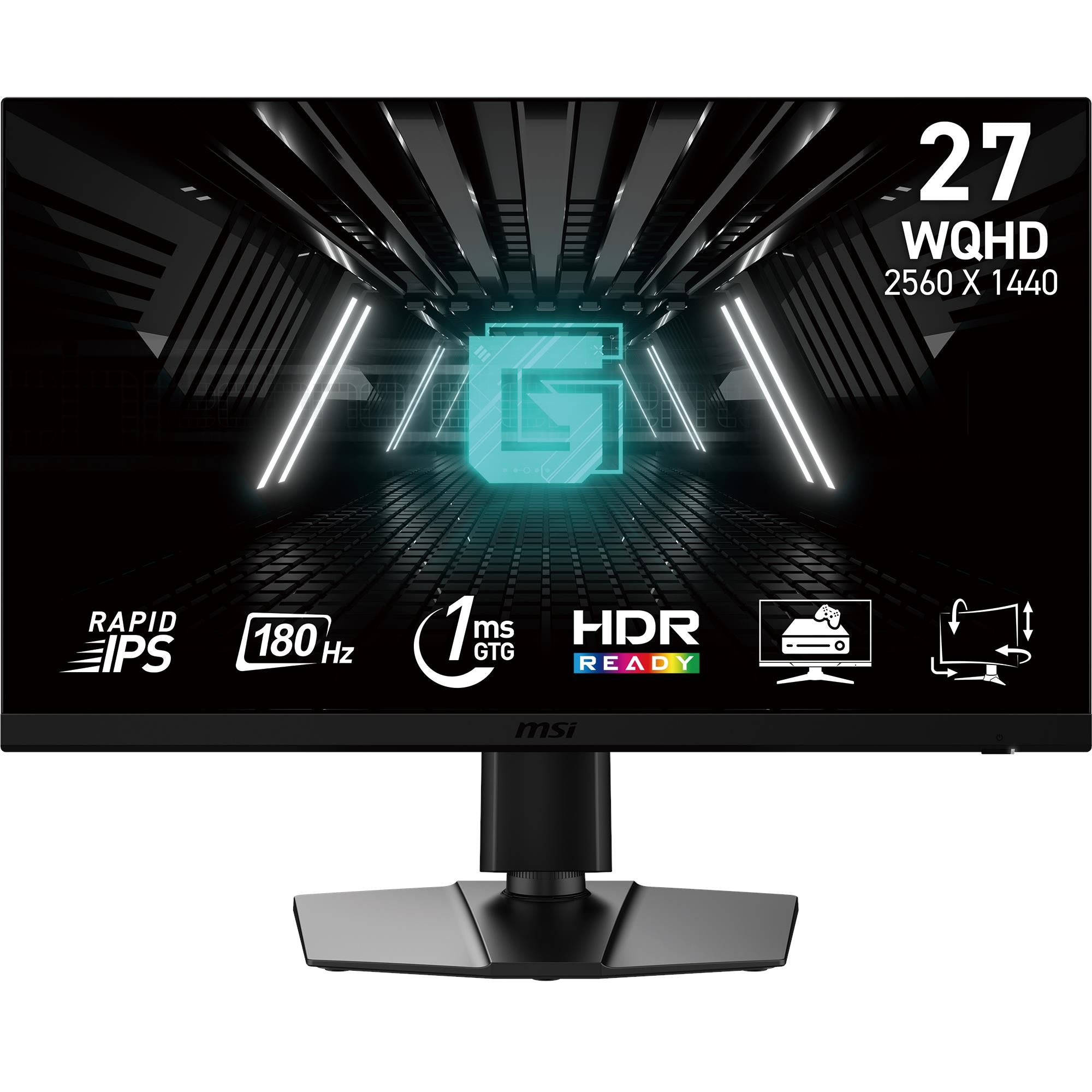 msi g272qpf e2 27" wqhd 180hz rapid ips gaming monitor