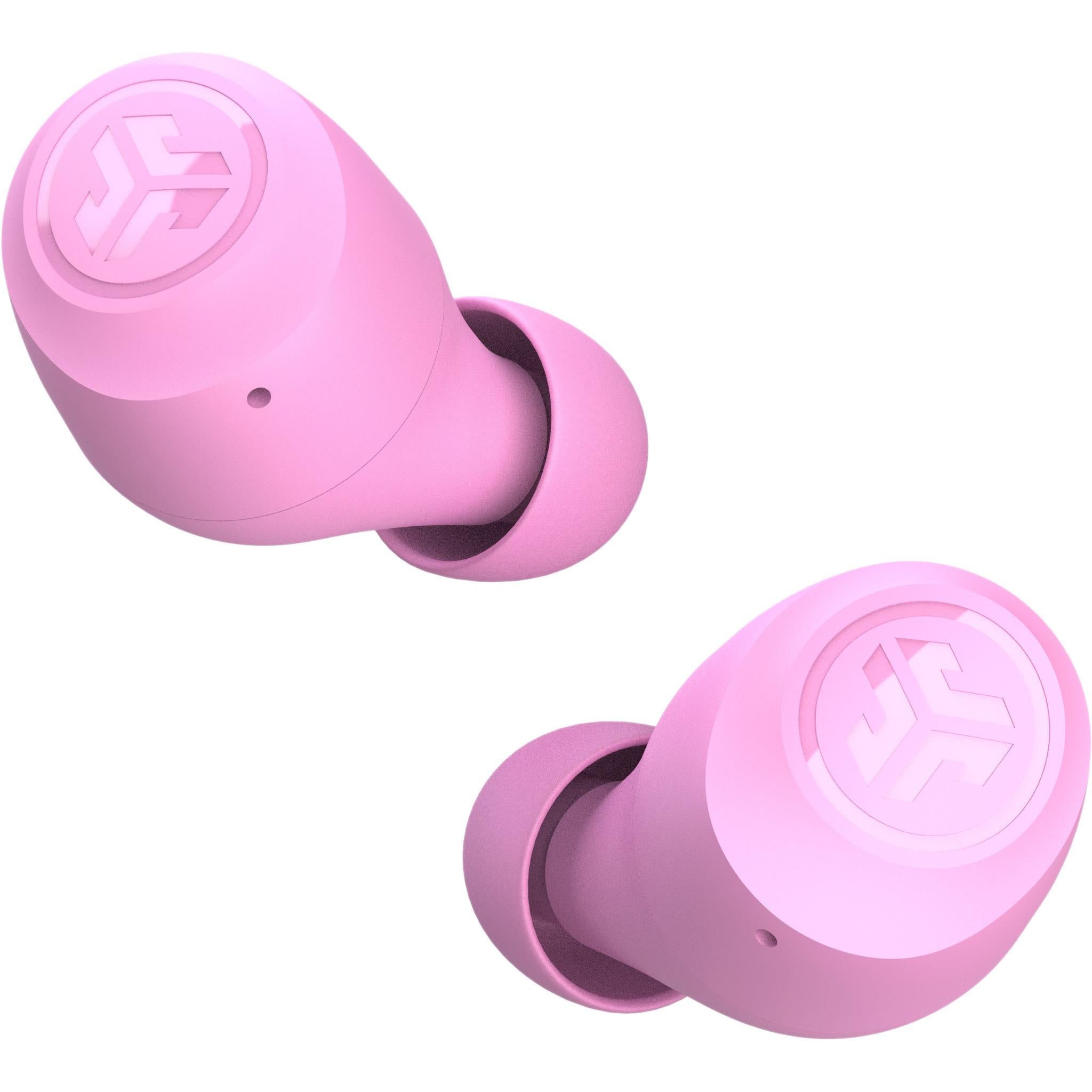 jlab go air pop true wireless in-ear headphones (pink)