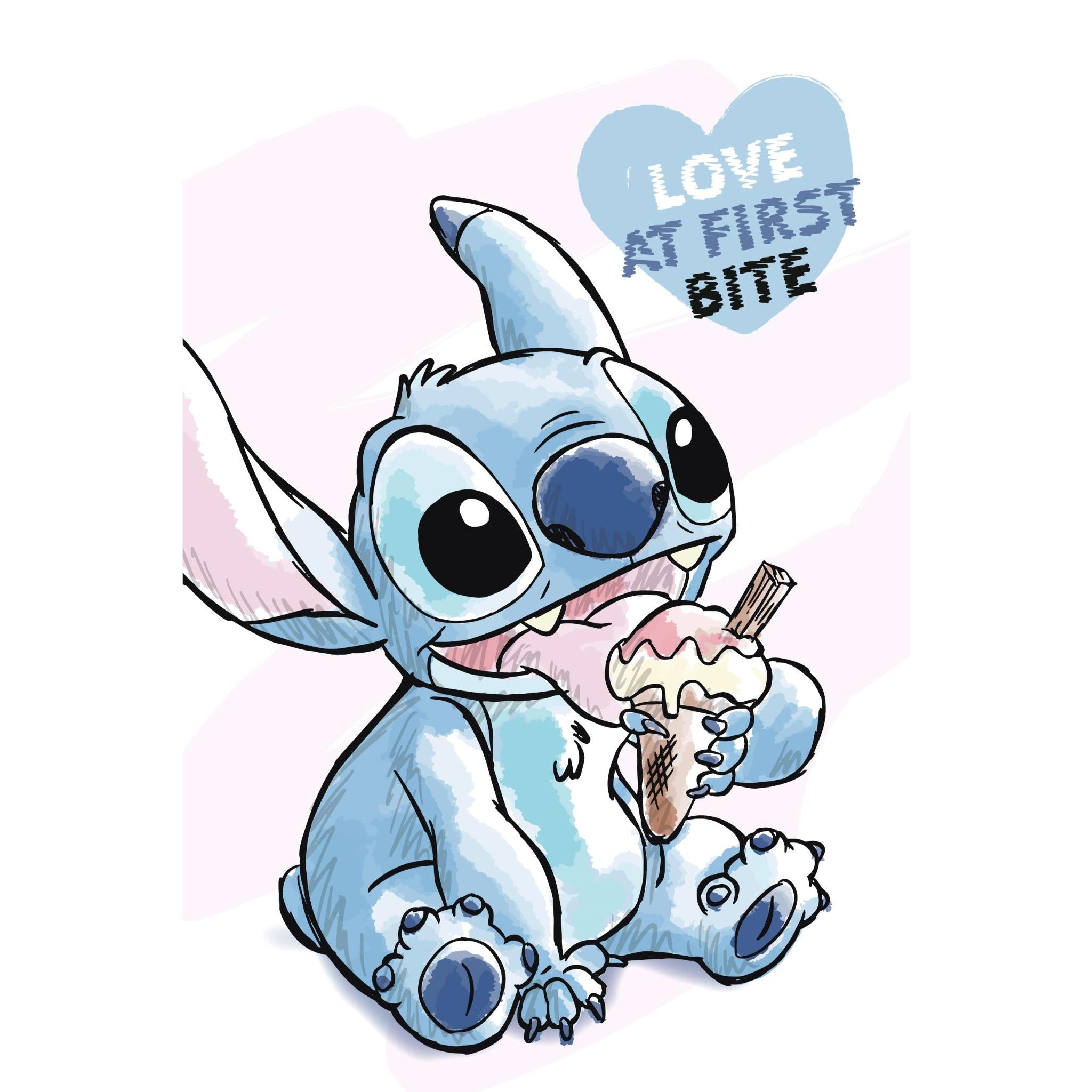lilo & stitch - love at first bite poster