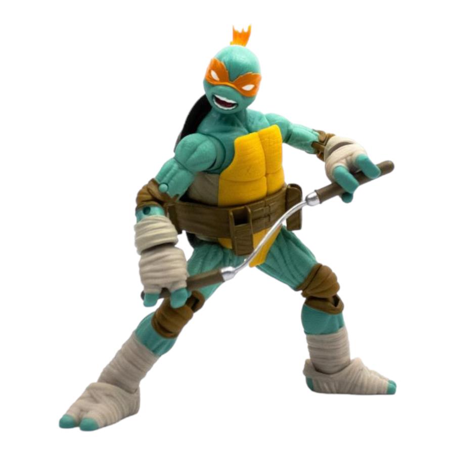 teenage mutant ninja turtles - michelangelo comic heroes 5" bst axn figure