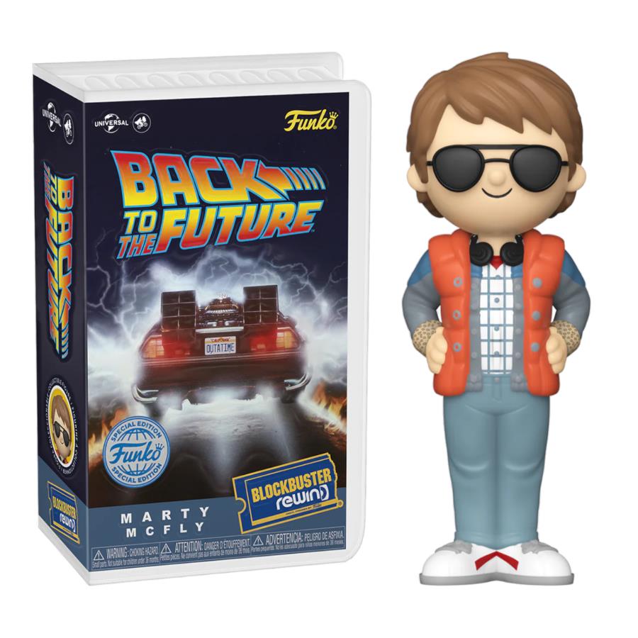 back to the future - marty mcfly rewind figure