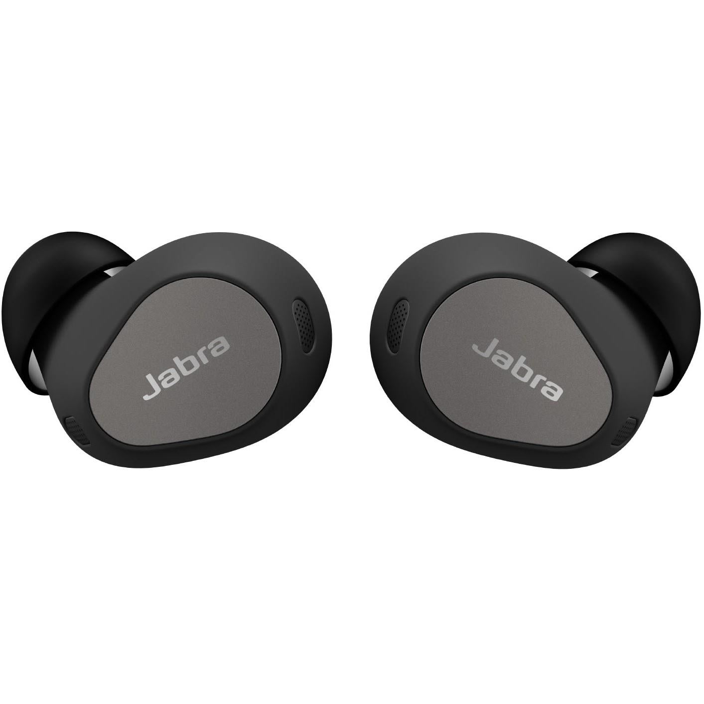 jabra elite 10 anc true wireless in-ear headphones (titanium black)