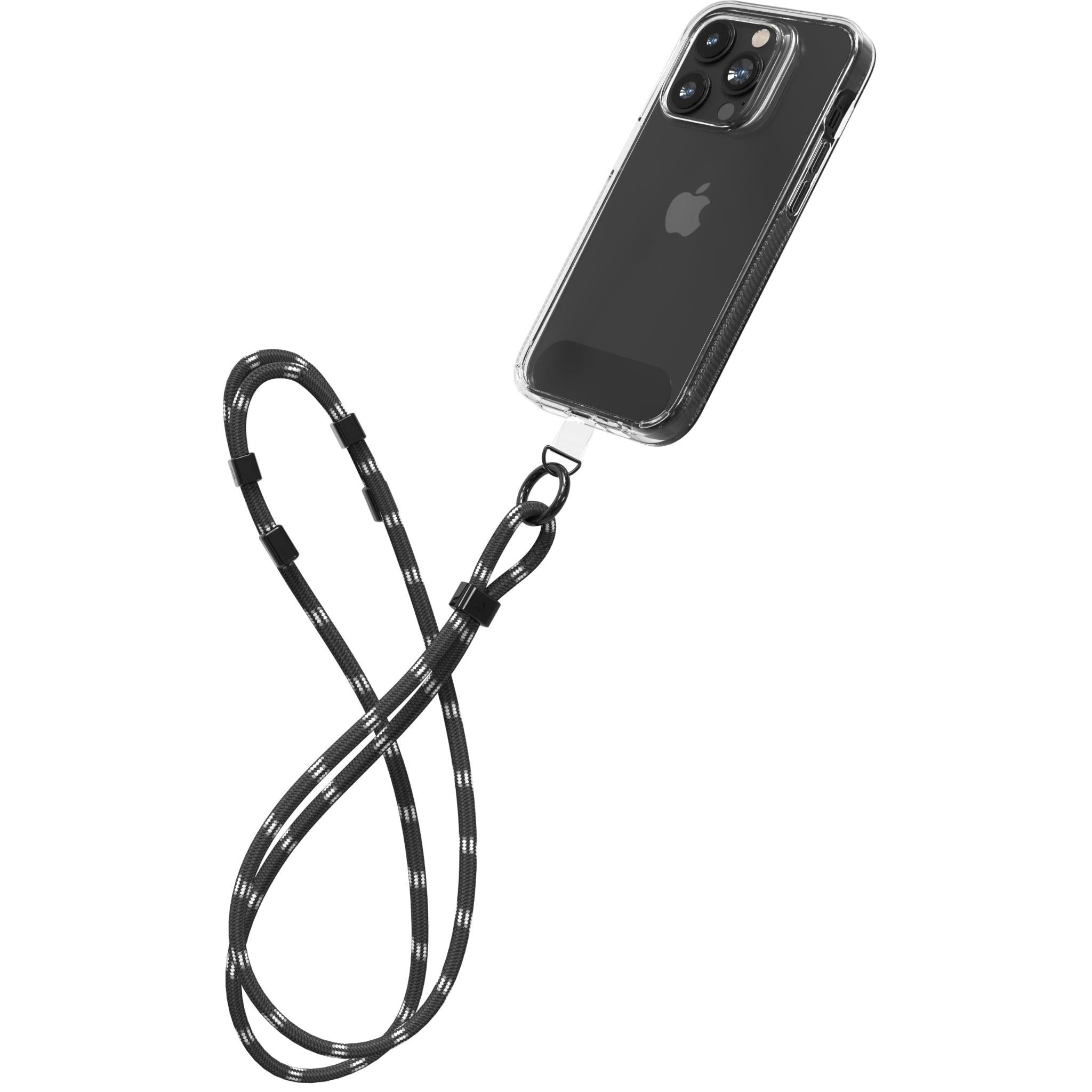 zagg universal lanyard for smartphones (black)