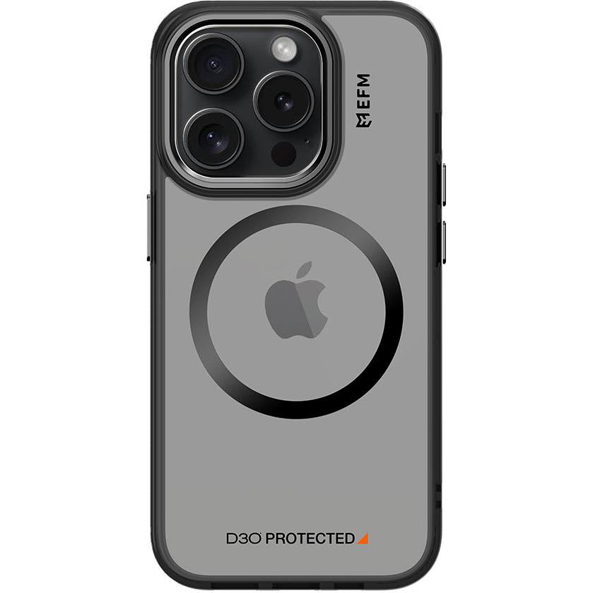 efm volta case armour with d3o bio for iphone 15 pro max (black)