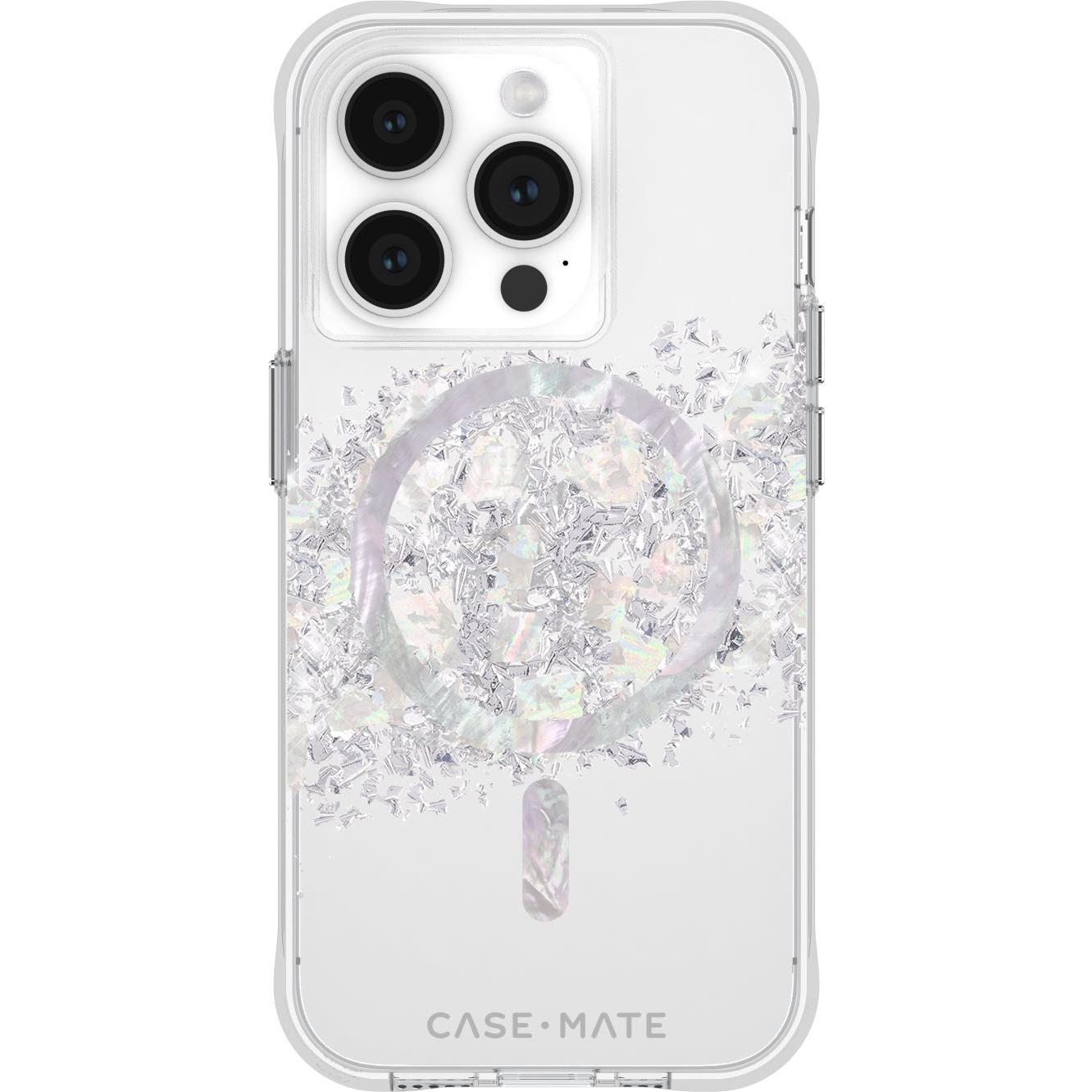 case-mate karate magsafe case for iphone 15 pro (touch of pearl)