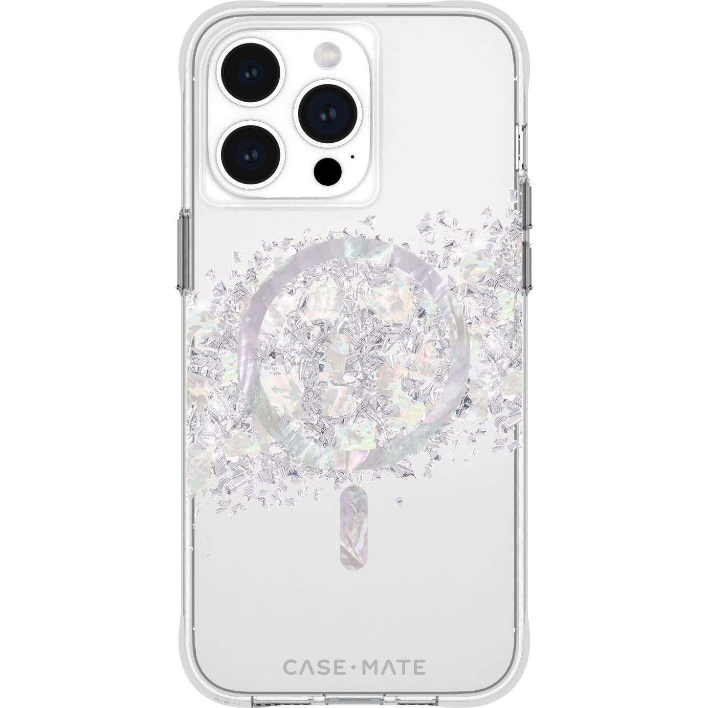 case-mate karate magsafe case for iphone 15 pro max (touch of pearl)