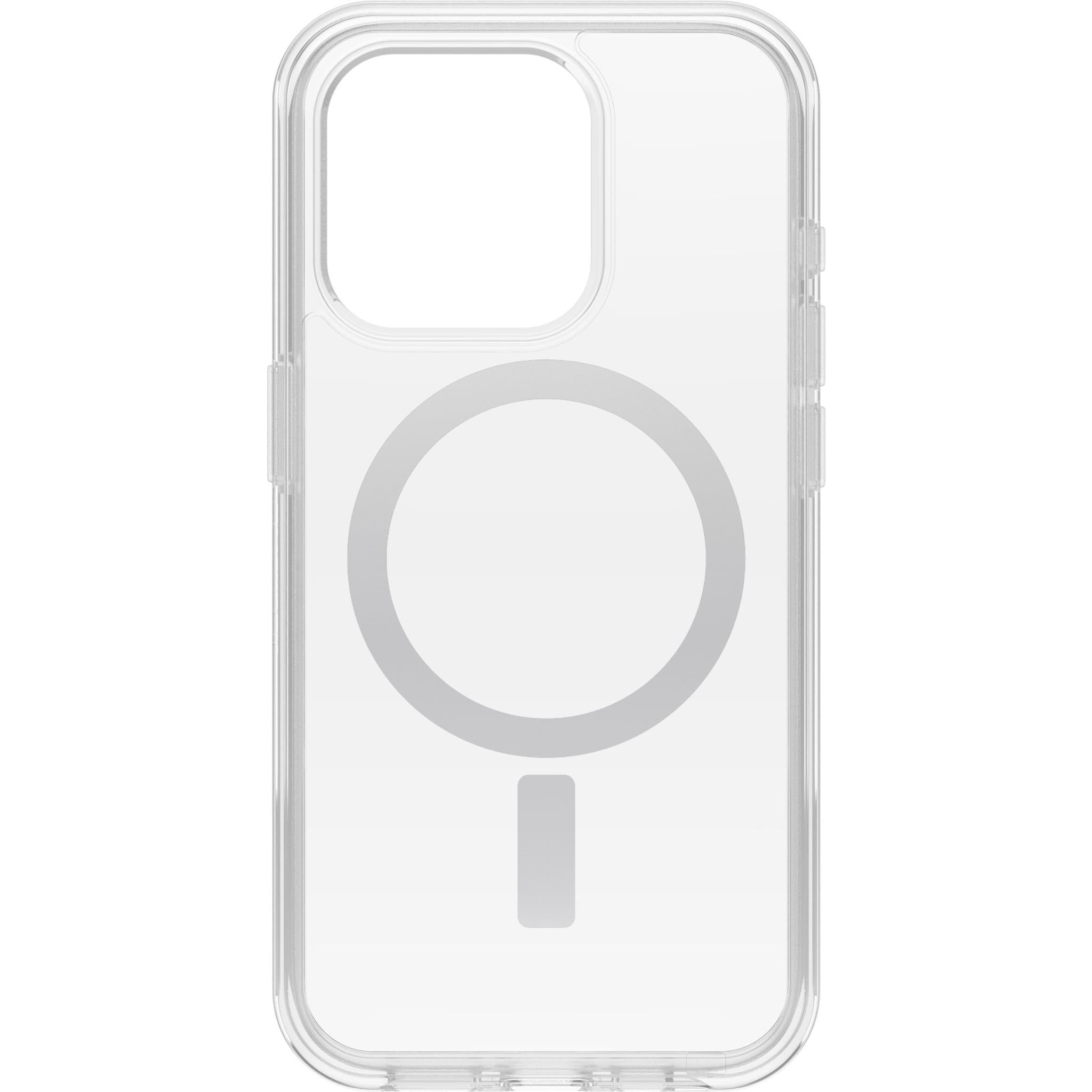 otterbox symmetry plus magsafe case for iphone 15 pro (clear)