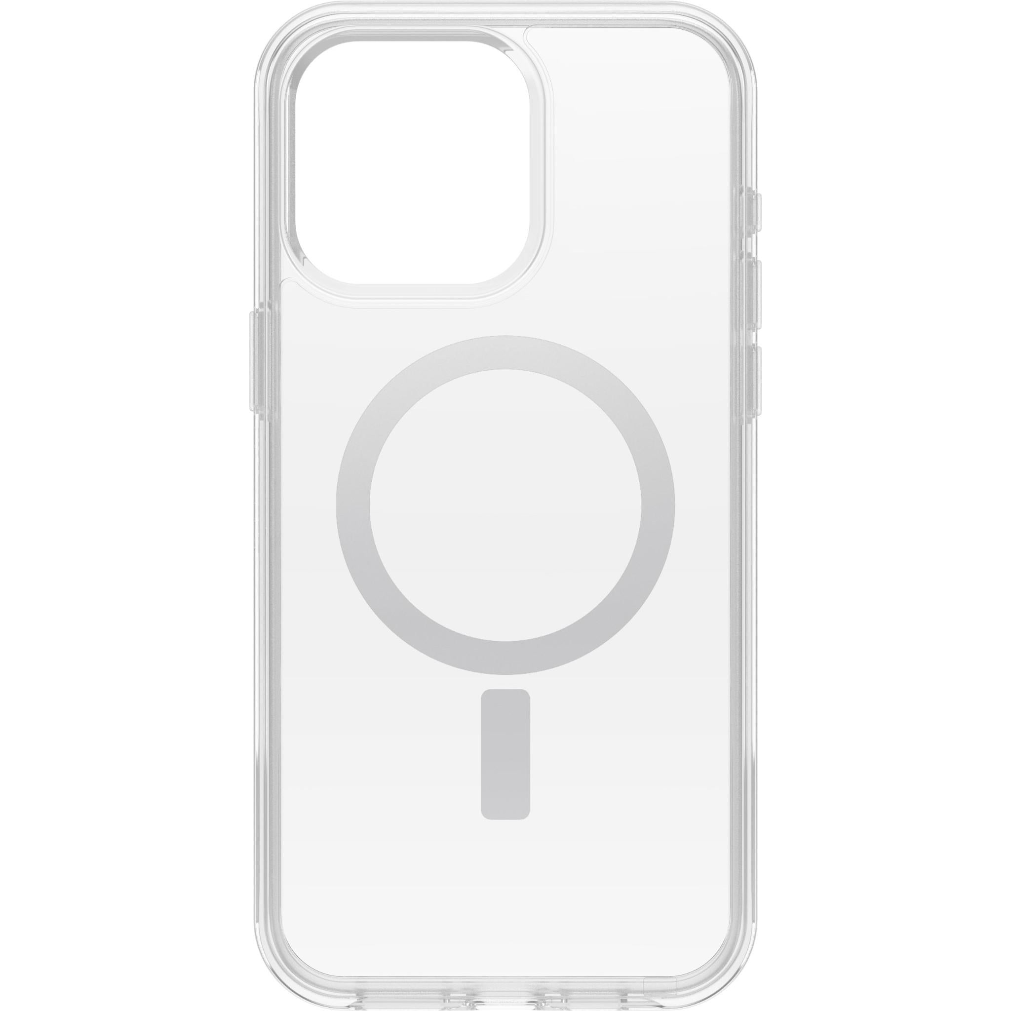 otterbox symmetry plus magsafe case for iphone 15 pro max (clear)