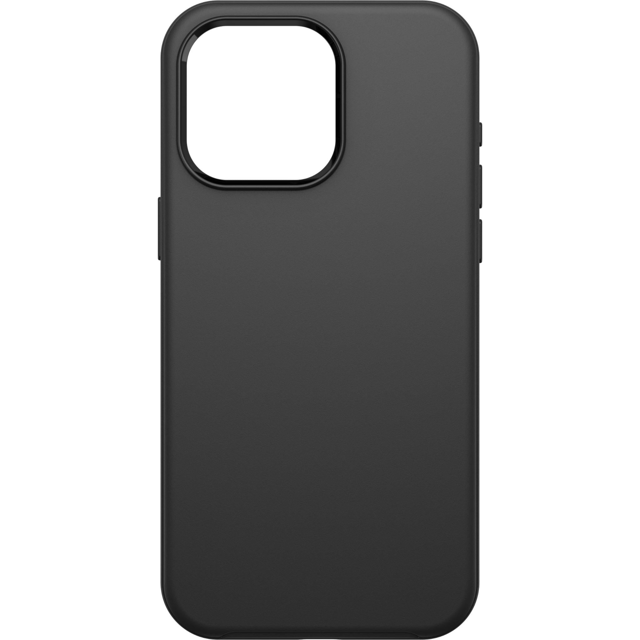 otterbox symmetry plus magsafe case for iphone 15 pro max (black)