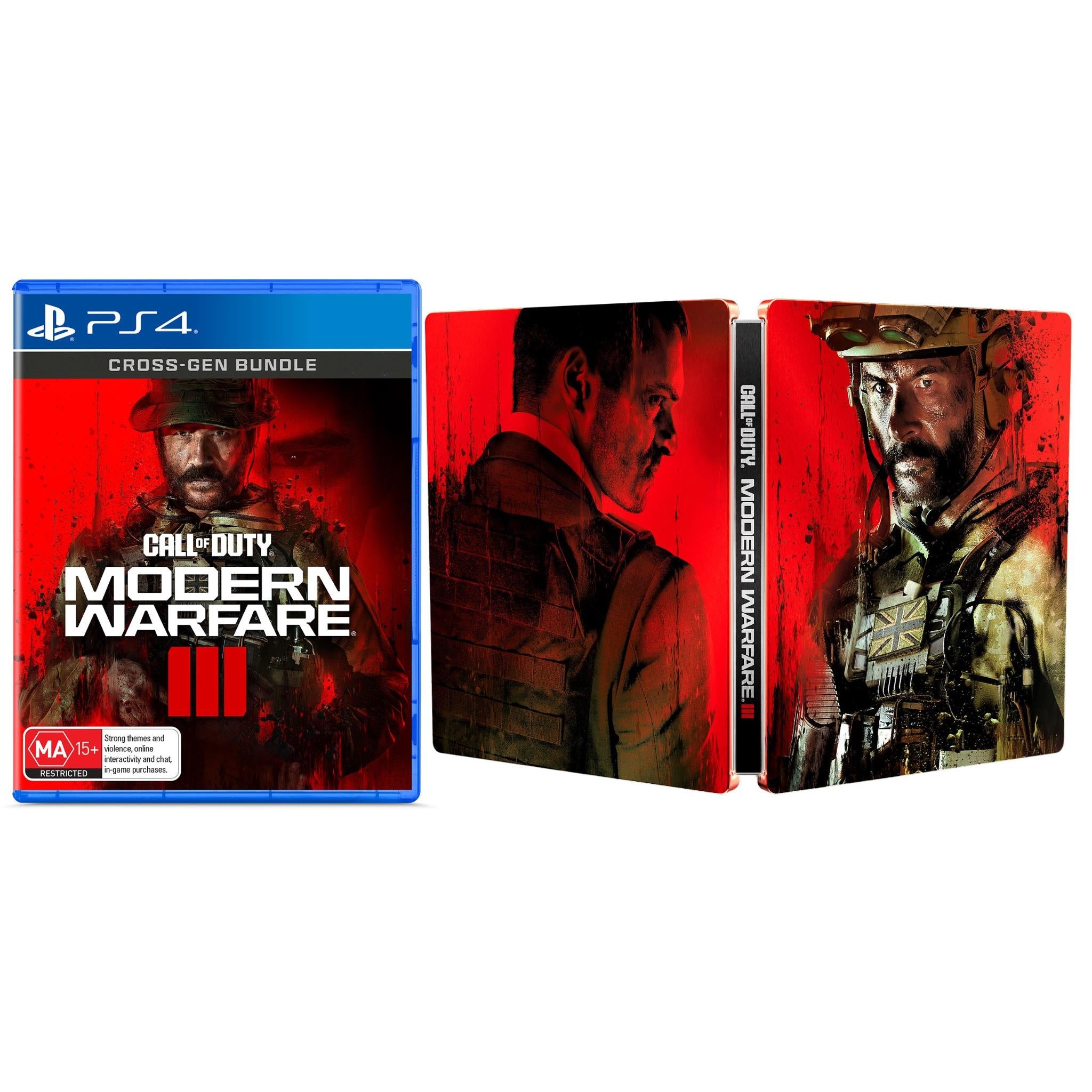 call of duty: modern warfare iii steelbook edition (cross gen bundle)