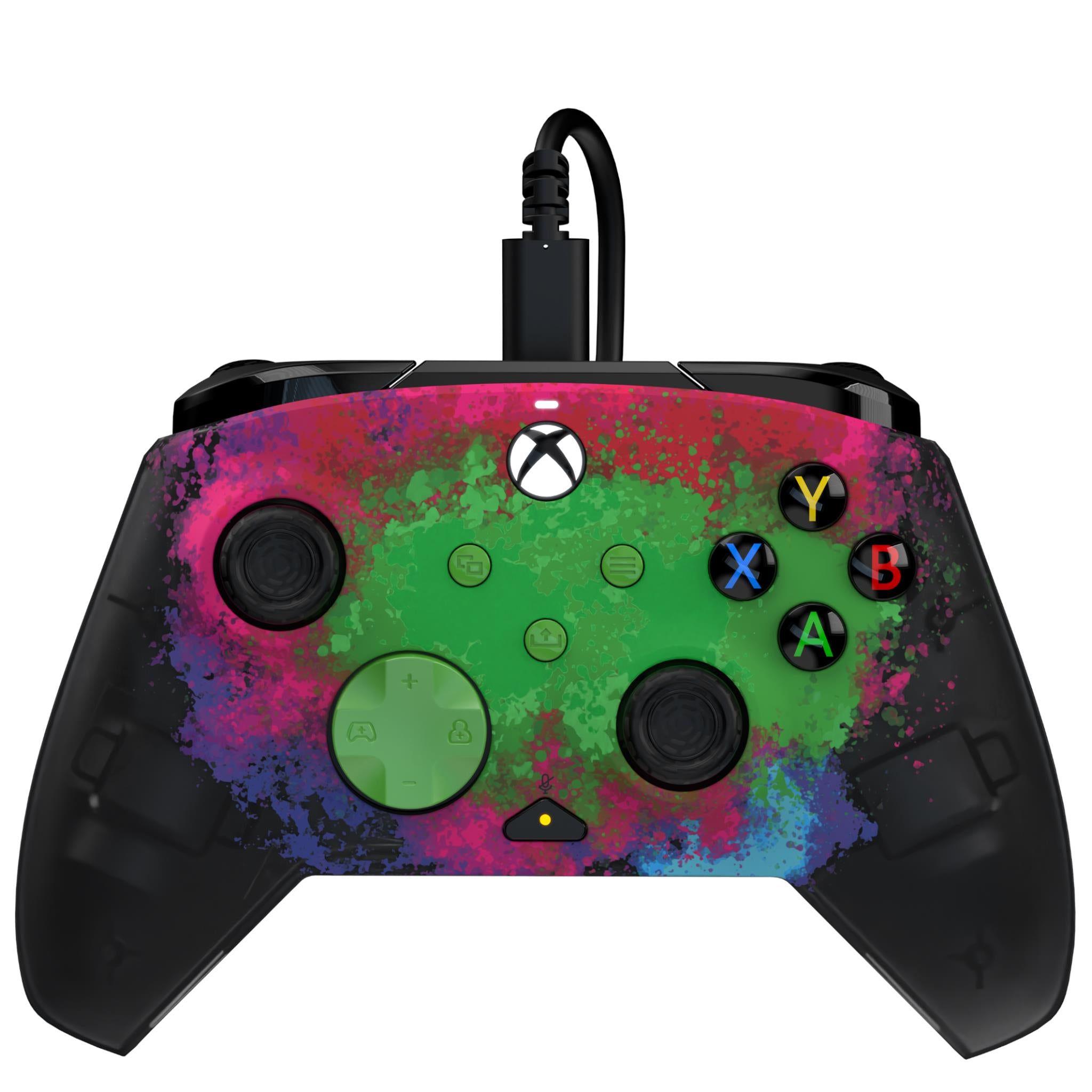 rematch glow advanced wired controller for xbox series x/s (space dust)