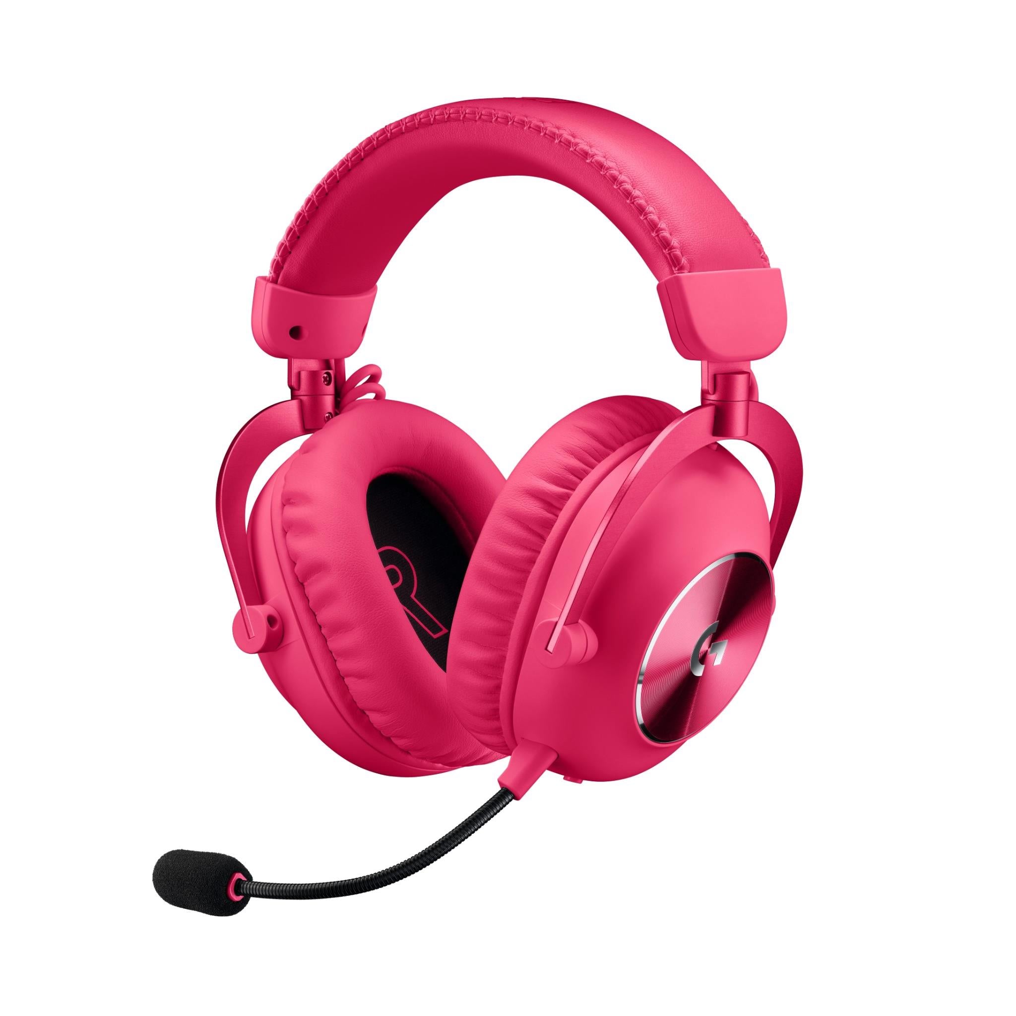 logitech g pro x 2 lightspeed wireless gaming headset (magenta)