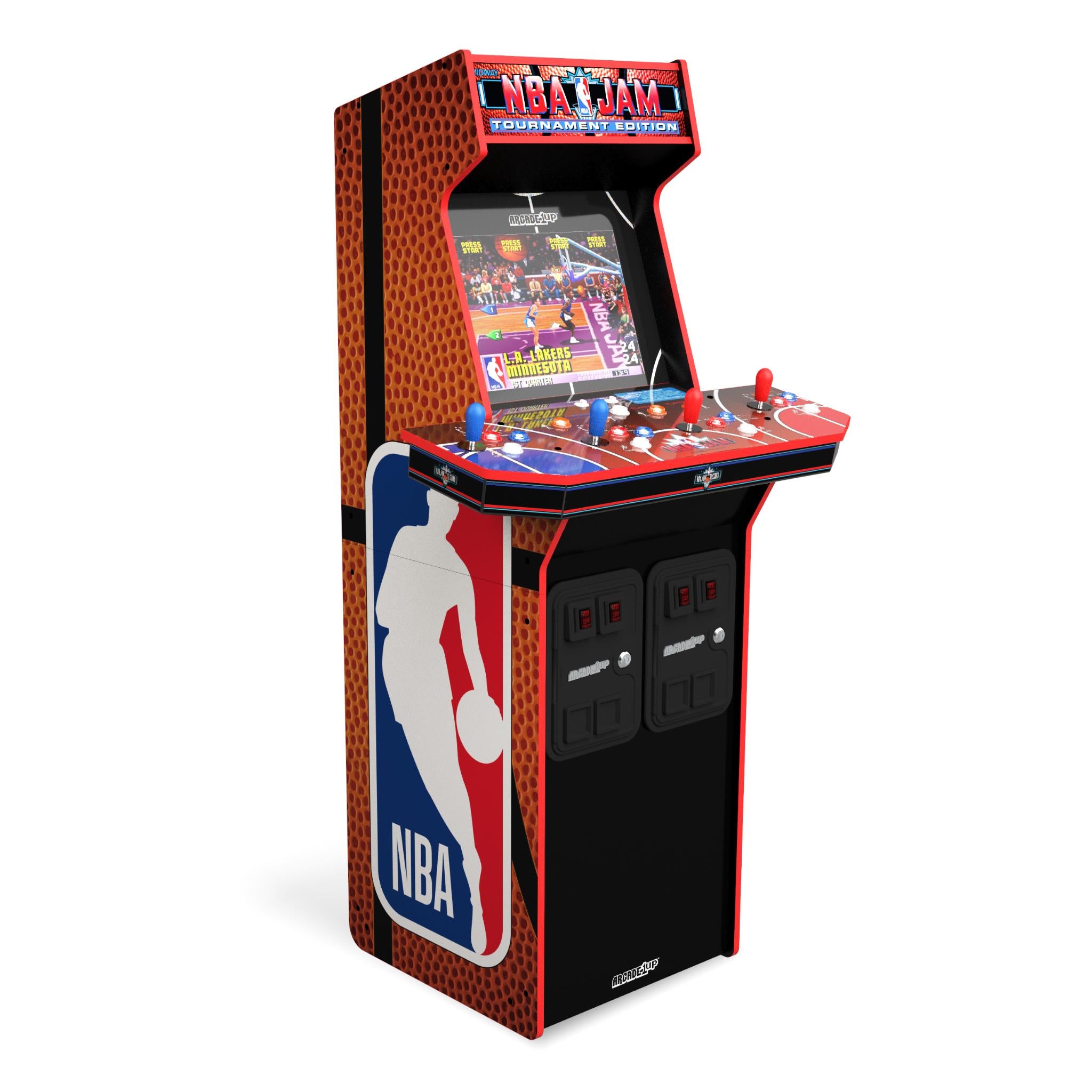 arcade1up nba jam 30th anniversary deluxe arcade machine 3 games in 1