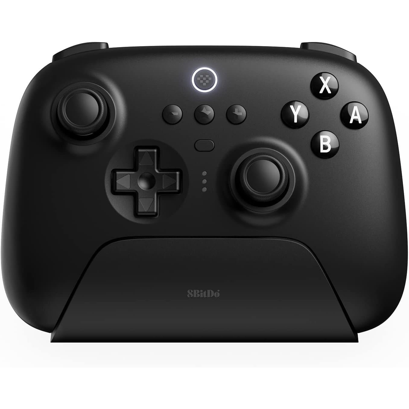 8bitdo ultimate wireless controller & charging dock (black)