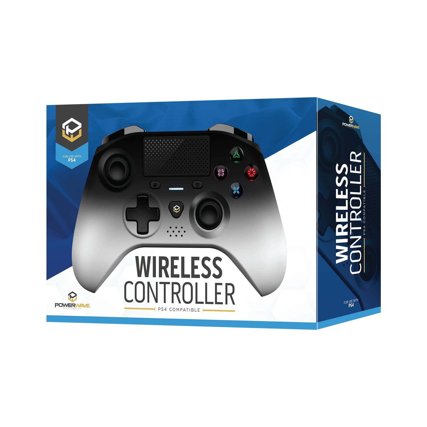 powerwave wireless controller for playstation 4 (ghost)